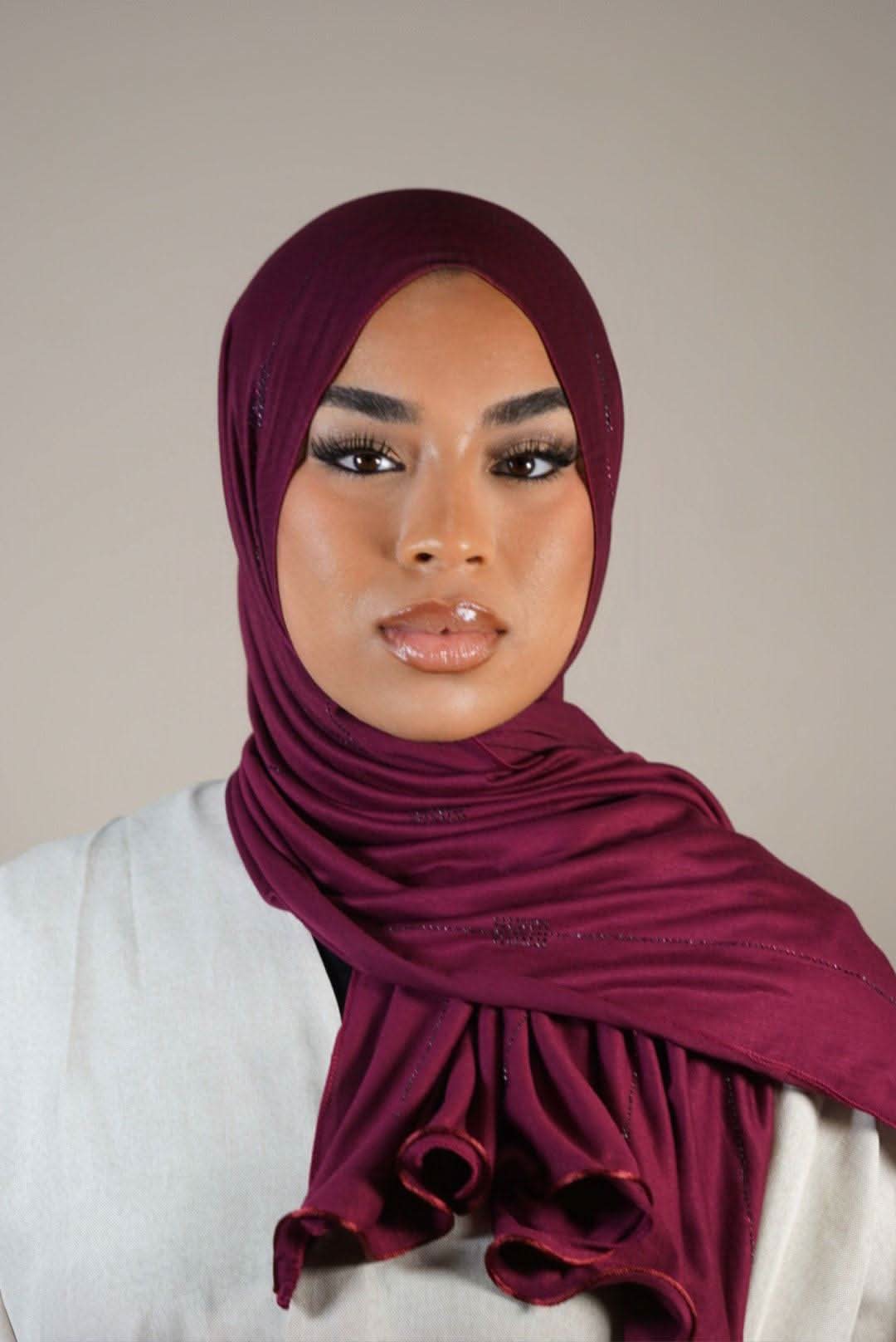 Diamond Jersey 2 - Dark Berry - Losyana.Shop