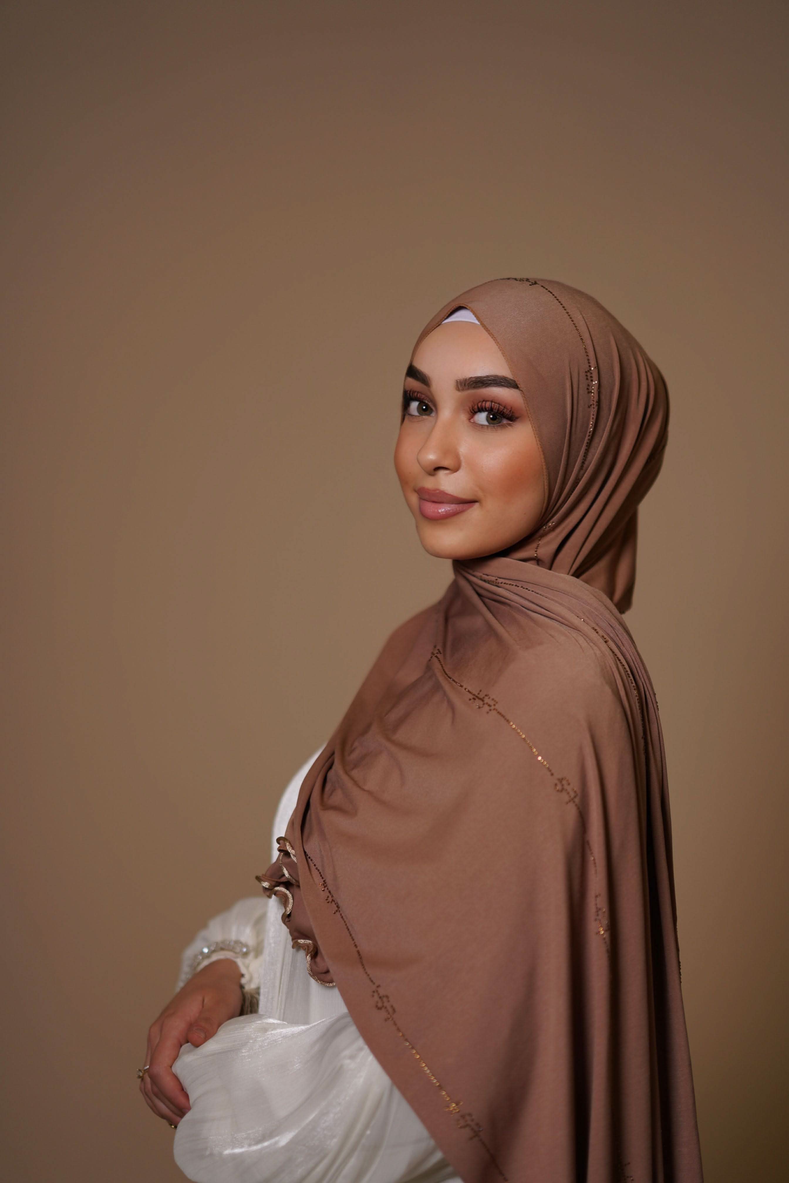 LSY Diamond Premium Jersey - caramel - Losyana.Shop