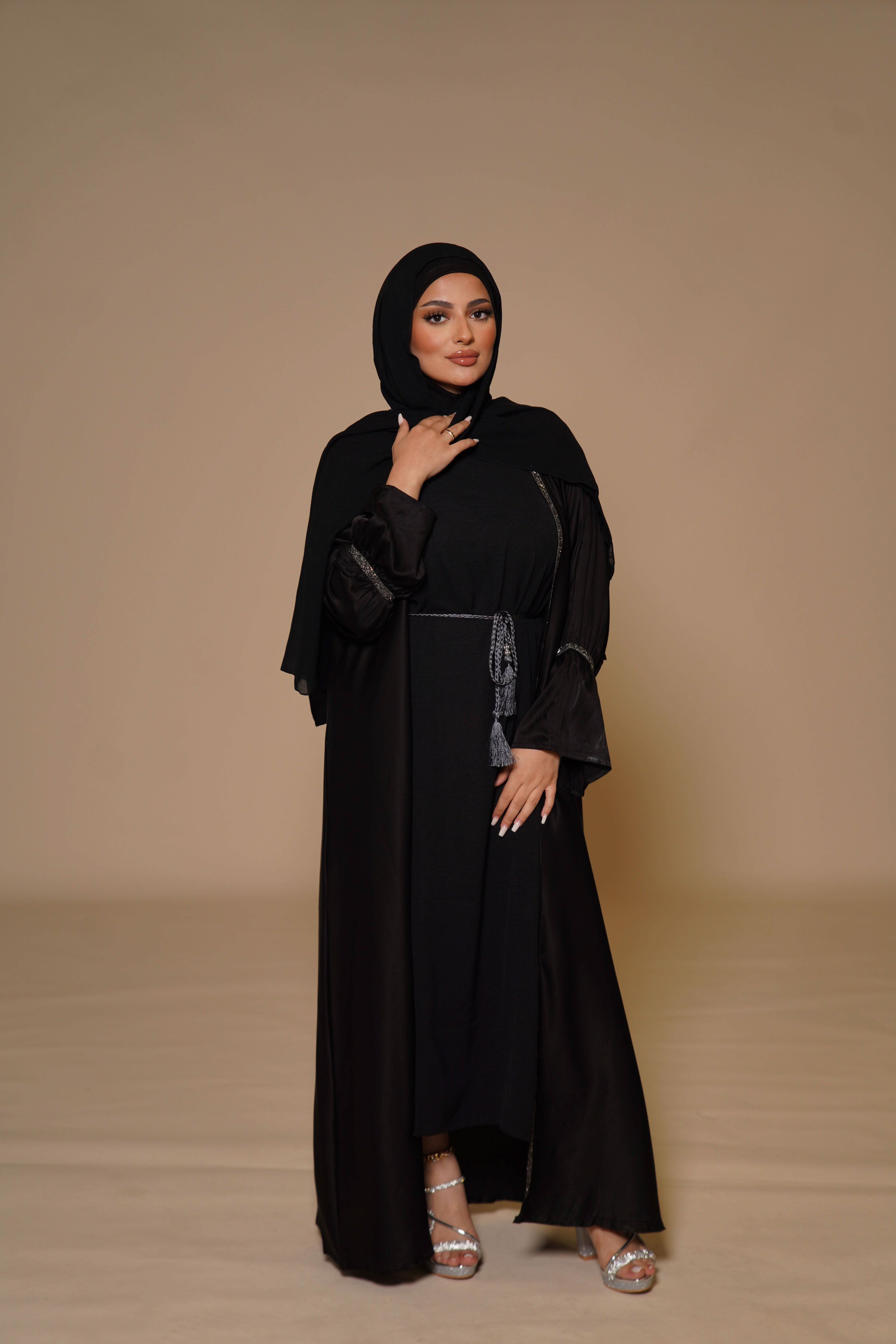 Satin Set - black - Losyana.Shop