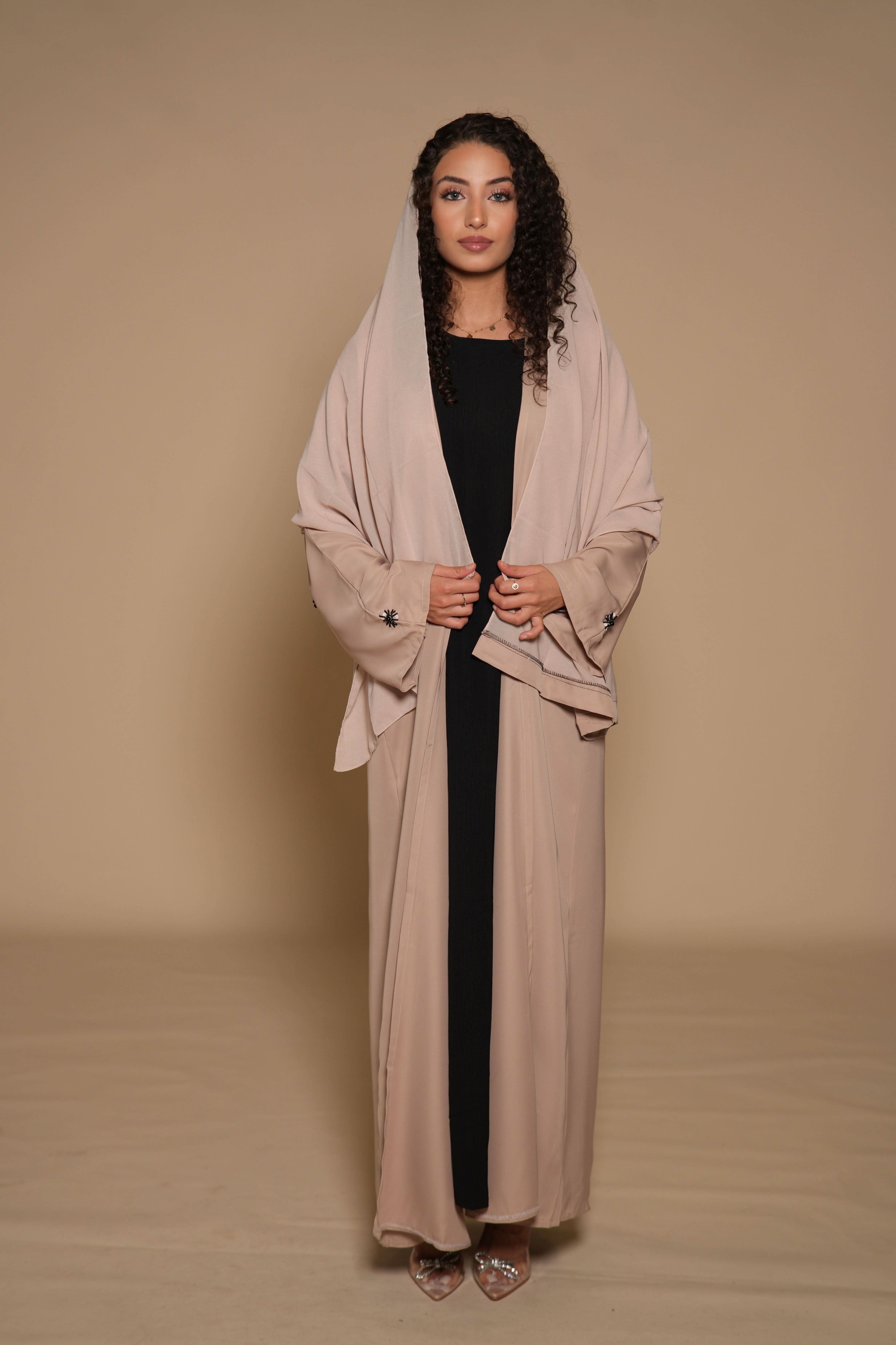 French Abaya - beige - Losyana.Shop