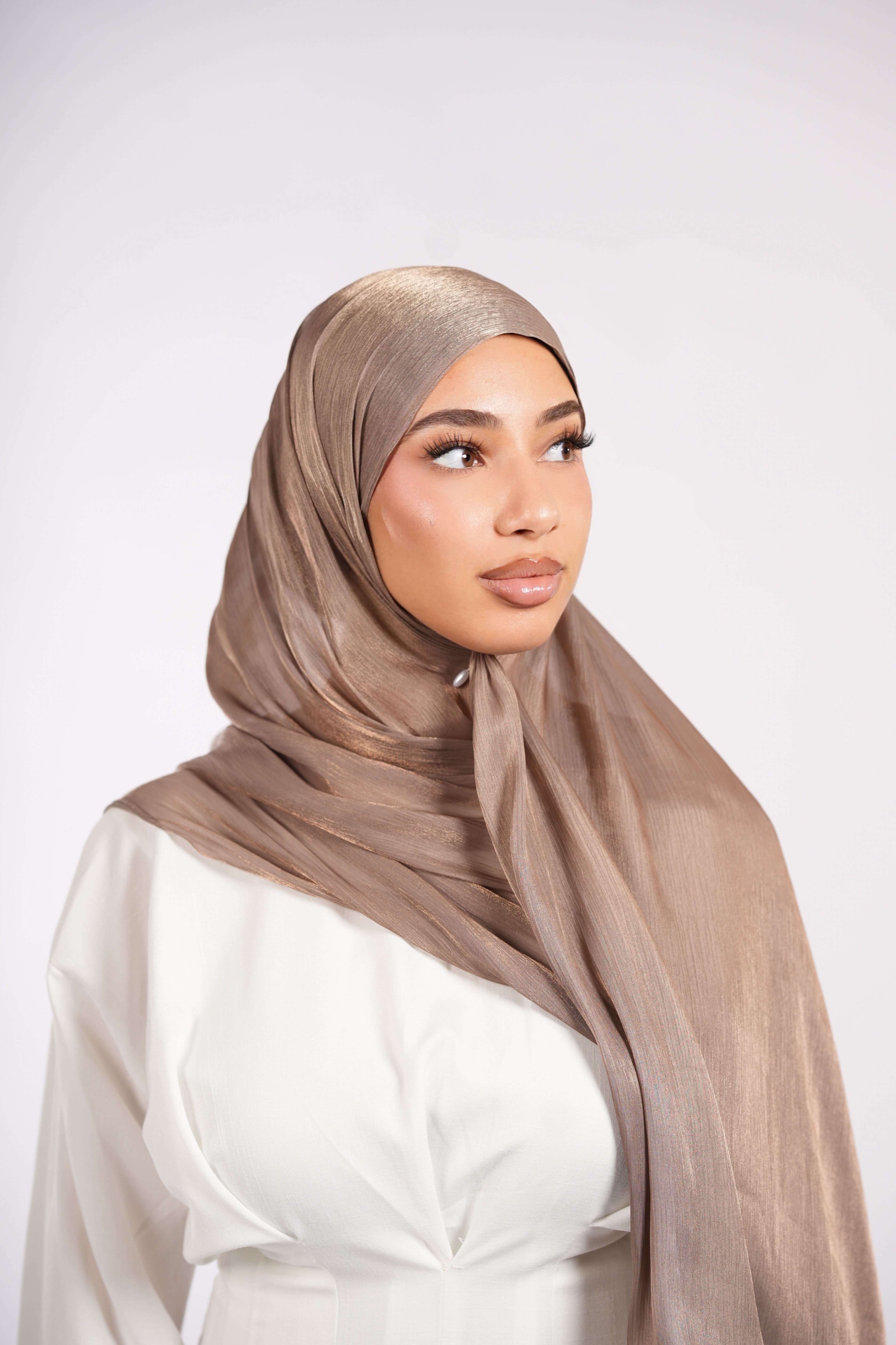 Organza Hijab - Nude - Losyana.Shop