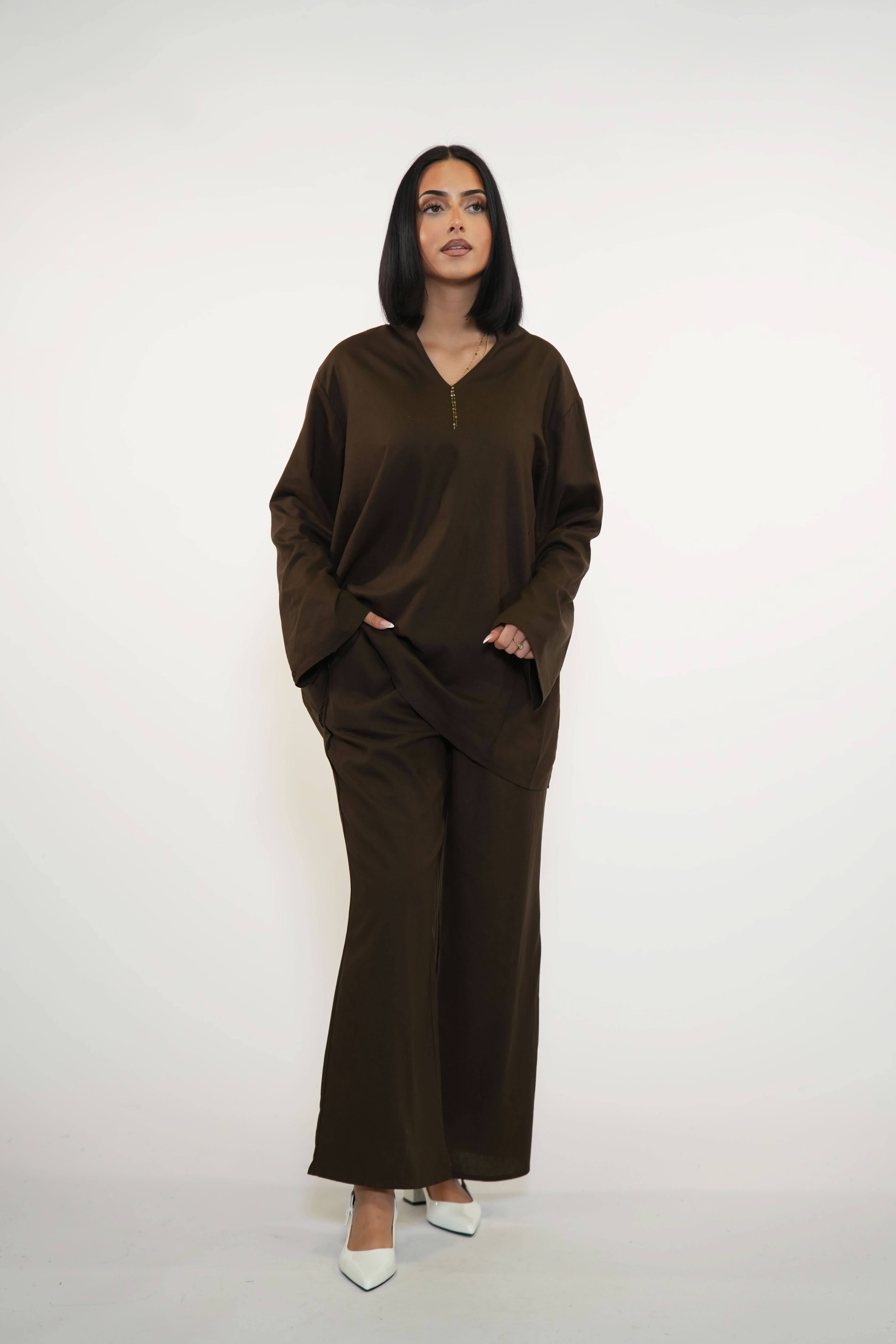 SICILIAN BREEZE SET - BROWN SUGAR - Losyana.Shop