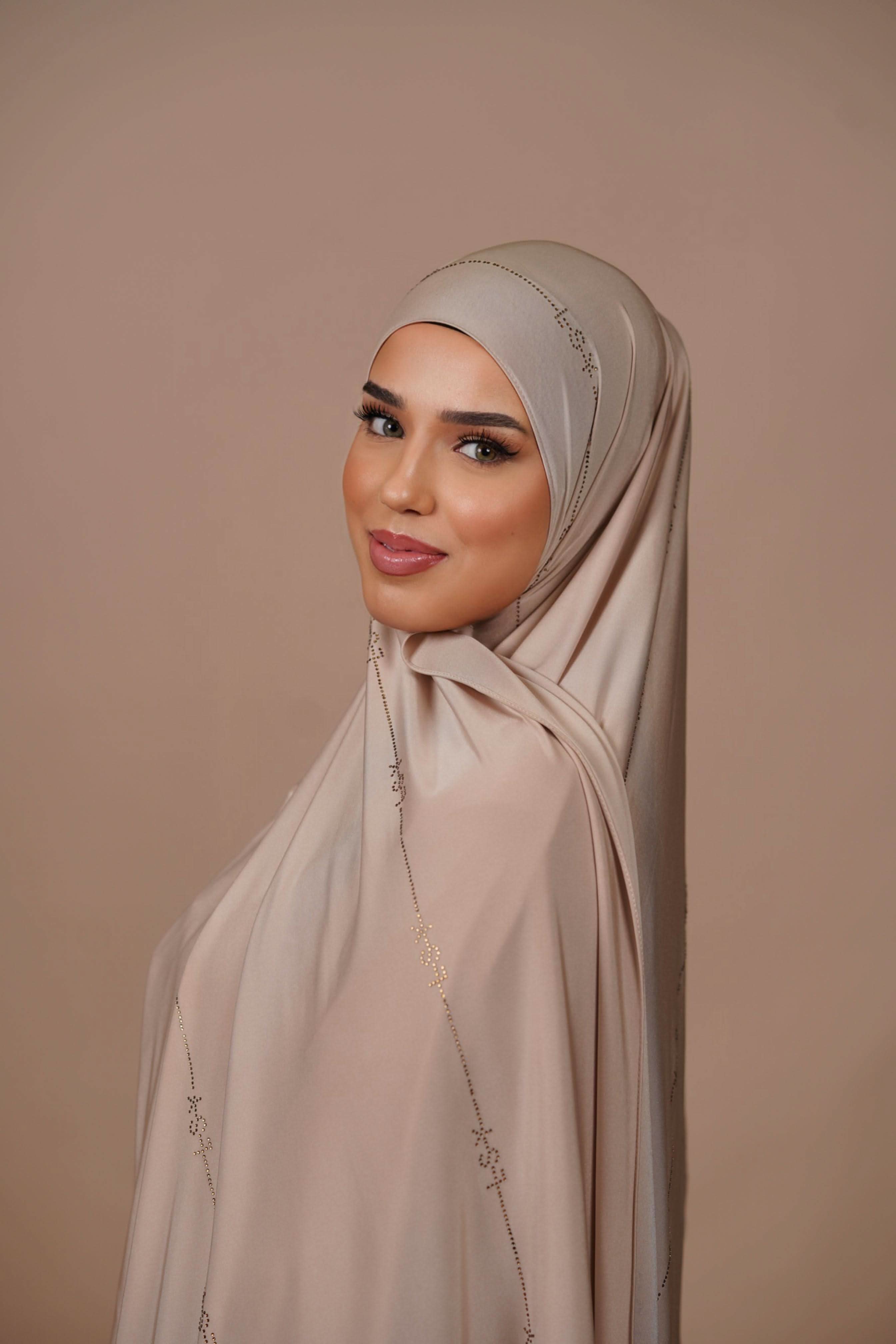 LSY Satin Premium Jersey - Light beige - Losyana.Shop