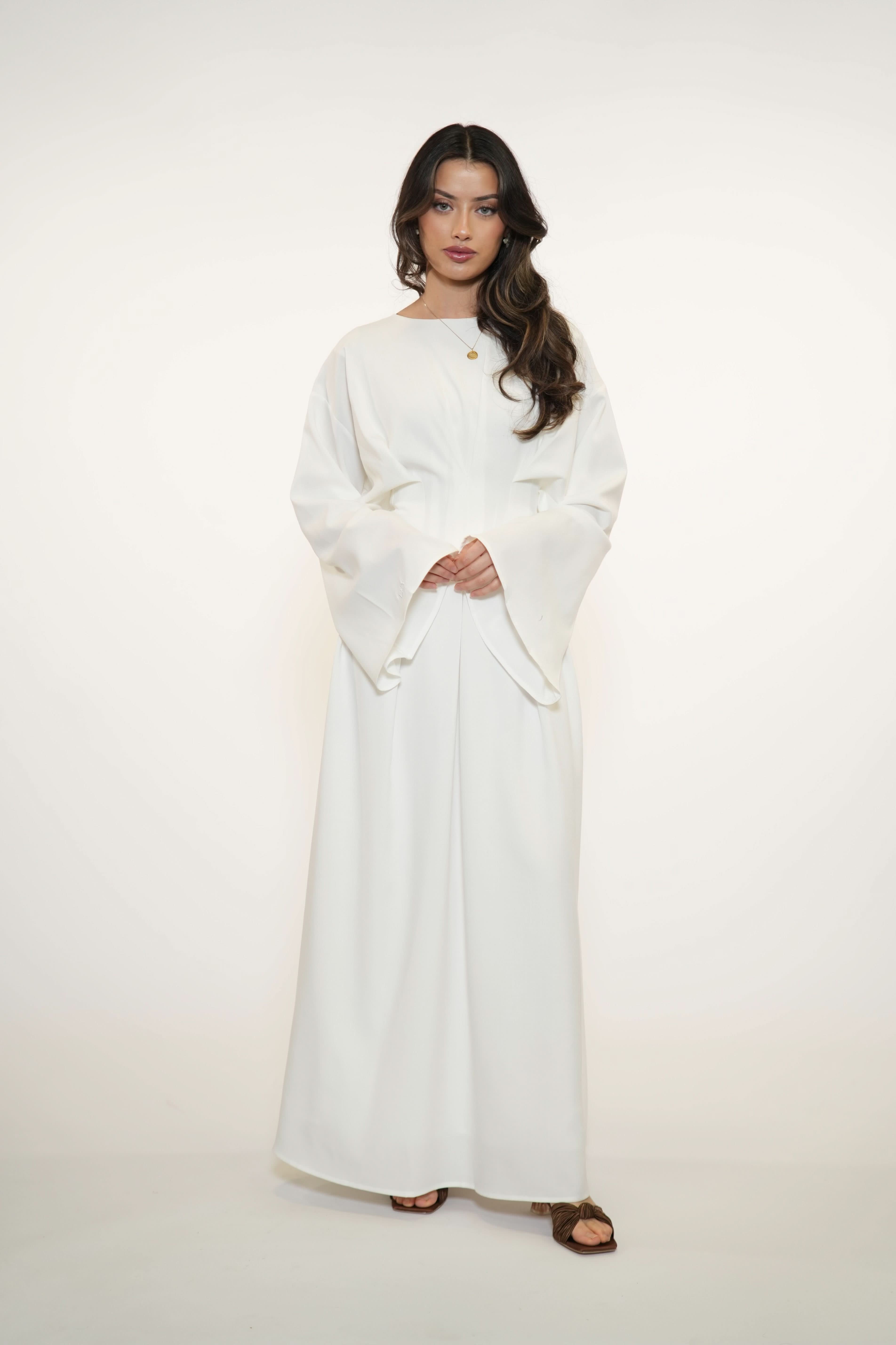 LA BALLEZA CORSET DRESS - WHITE - Losyana.Shop