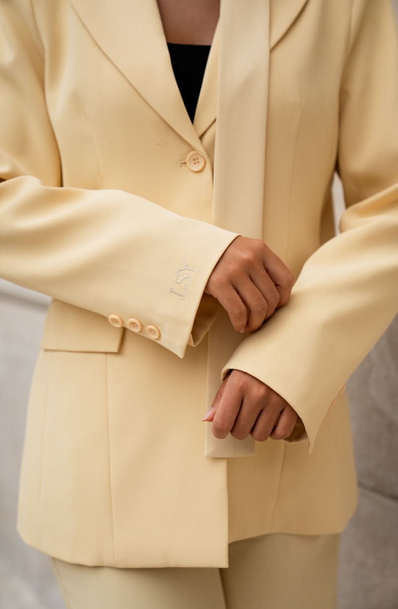 the palais blazer - butter yellow - Losyana.Shop