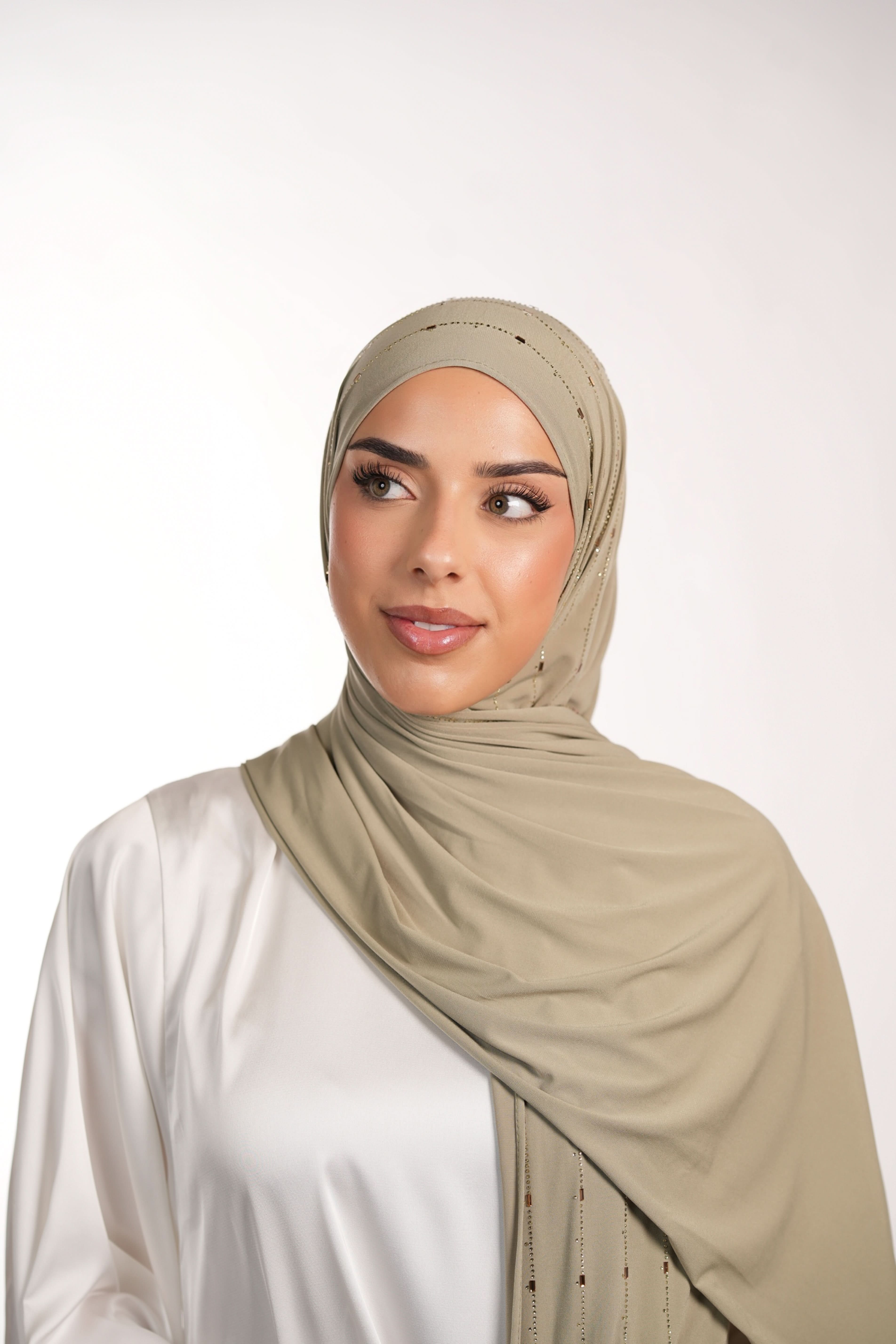 Premium Jersey Strass - pistachio - Losyana.Shop