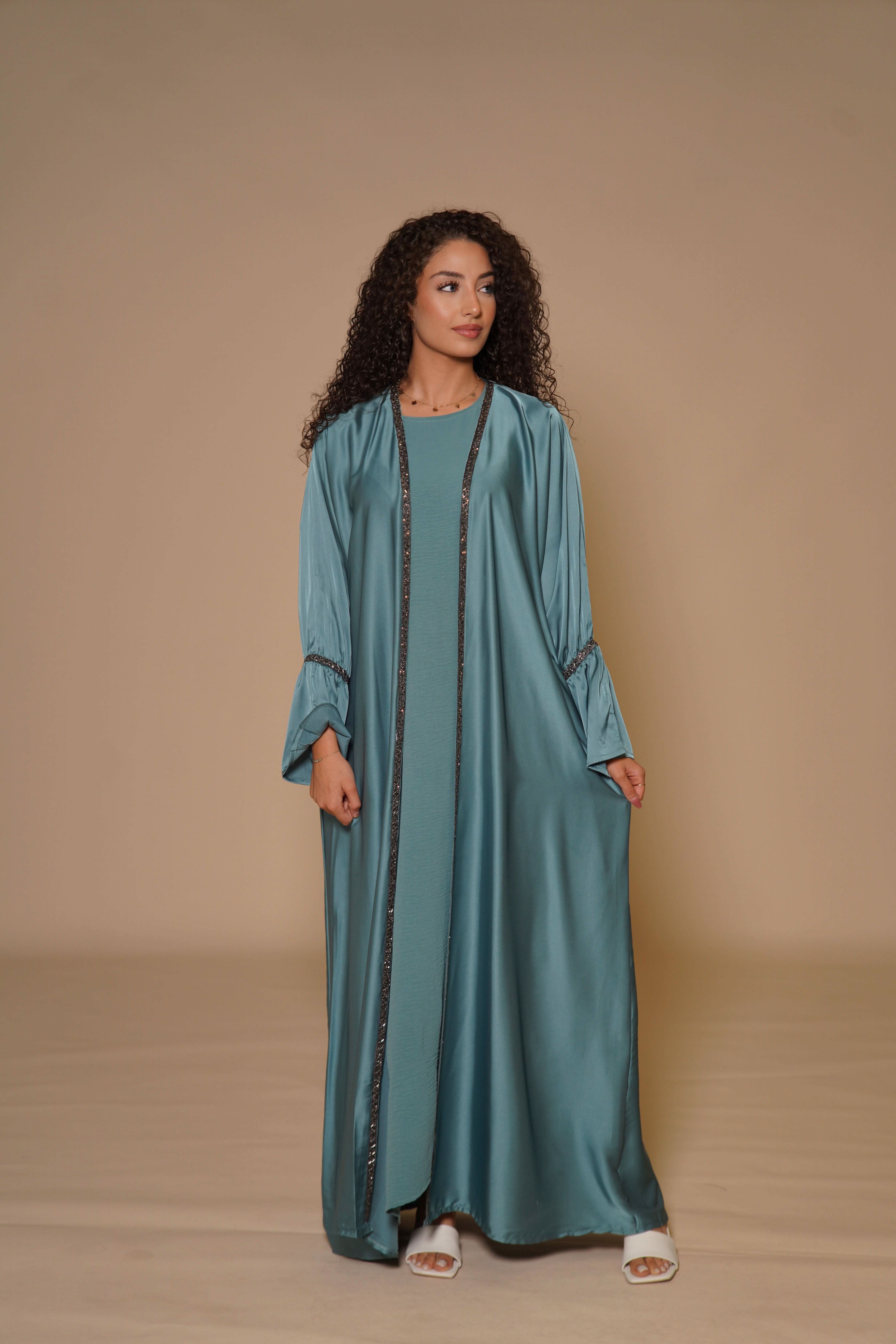 Satin Set - sky blue - Losyana.Shop