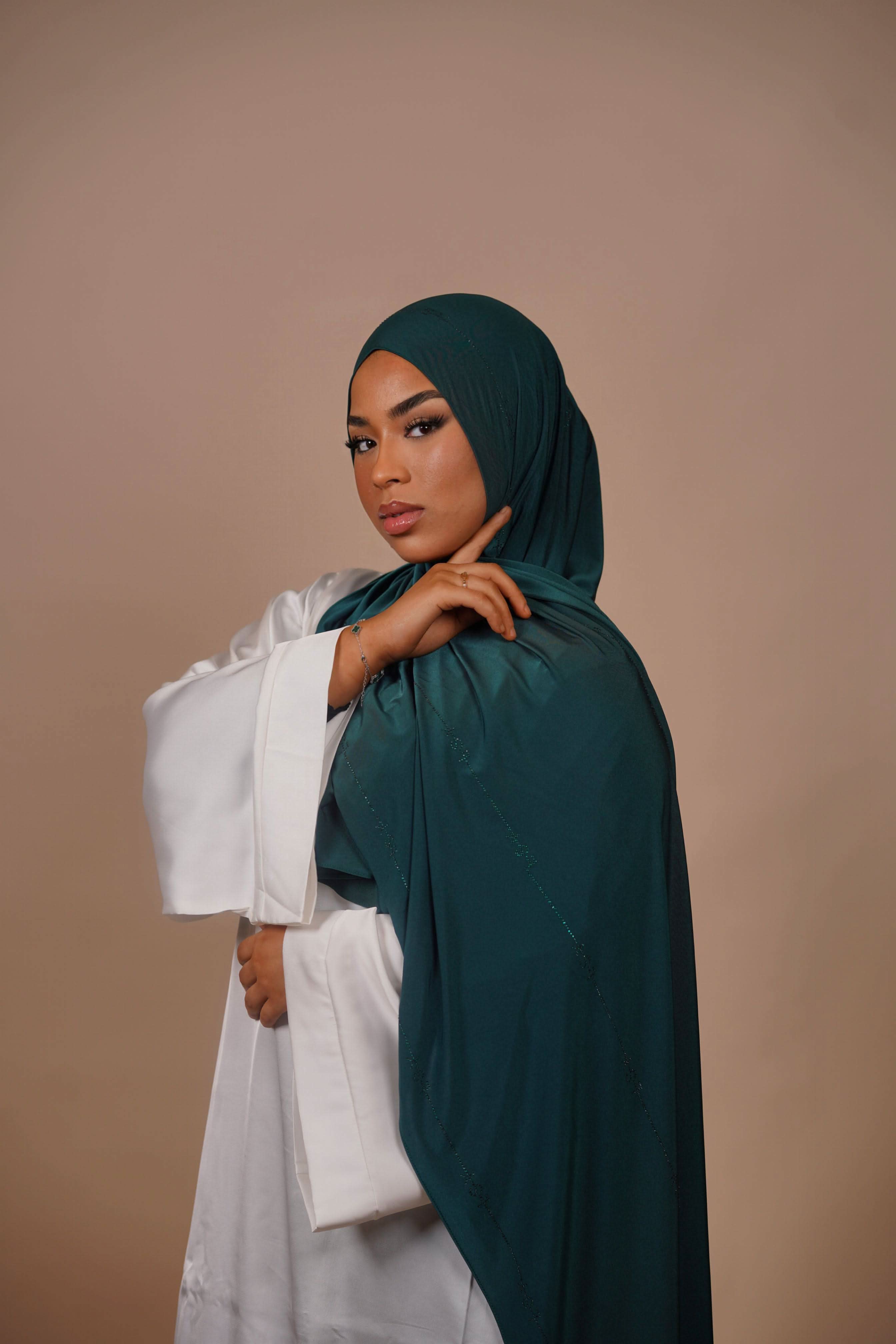 LSY Satin Premium Jersey - royal green - Losyana.Shop