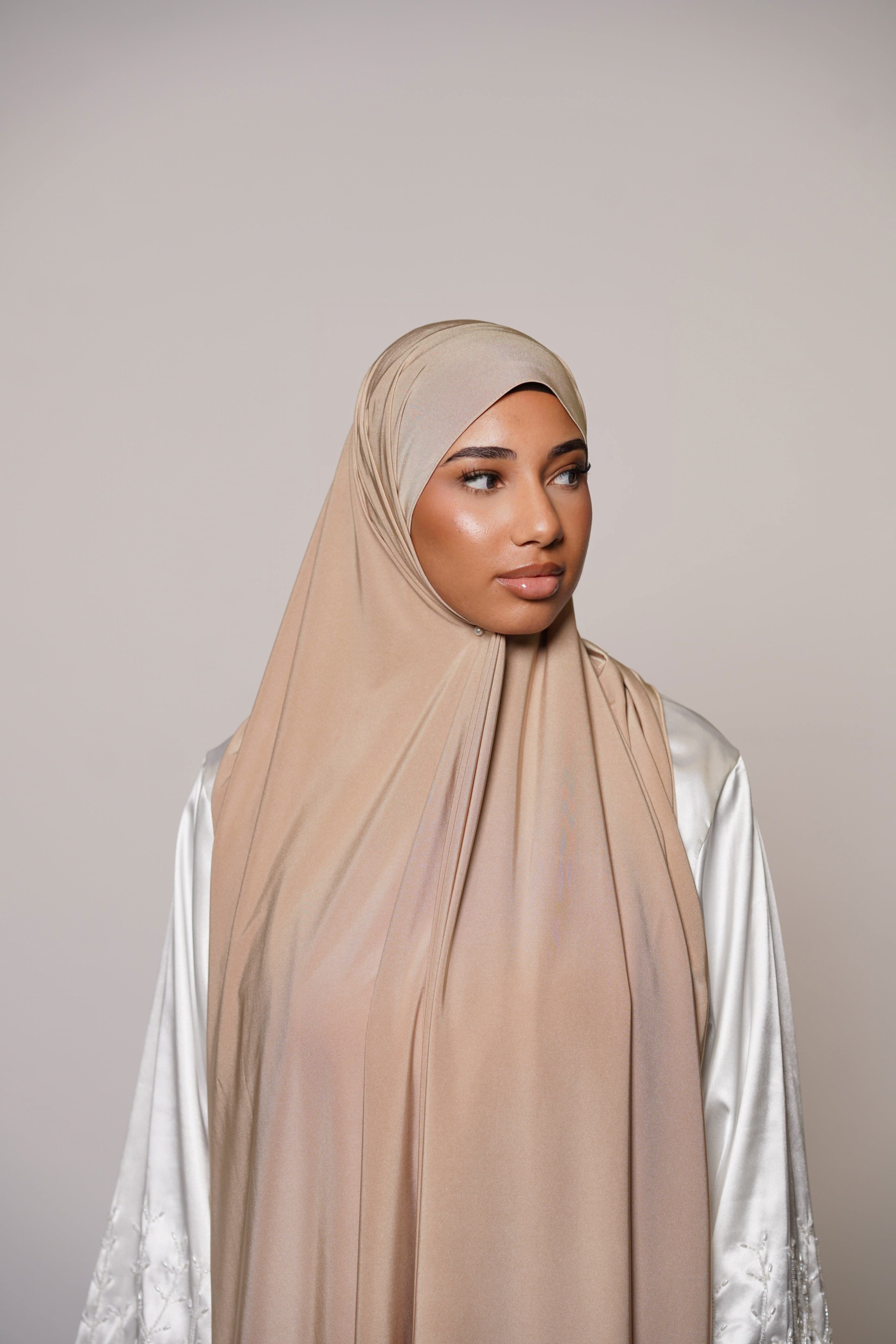 Satin Premium Jersey - golden beige - Losyana.Shop