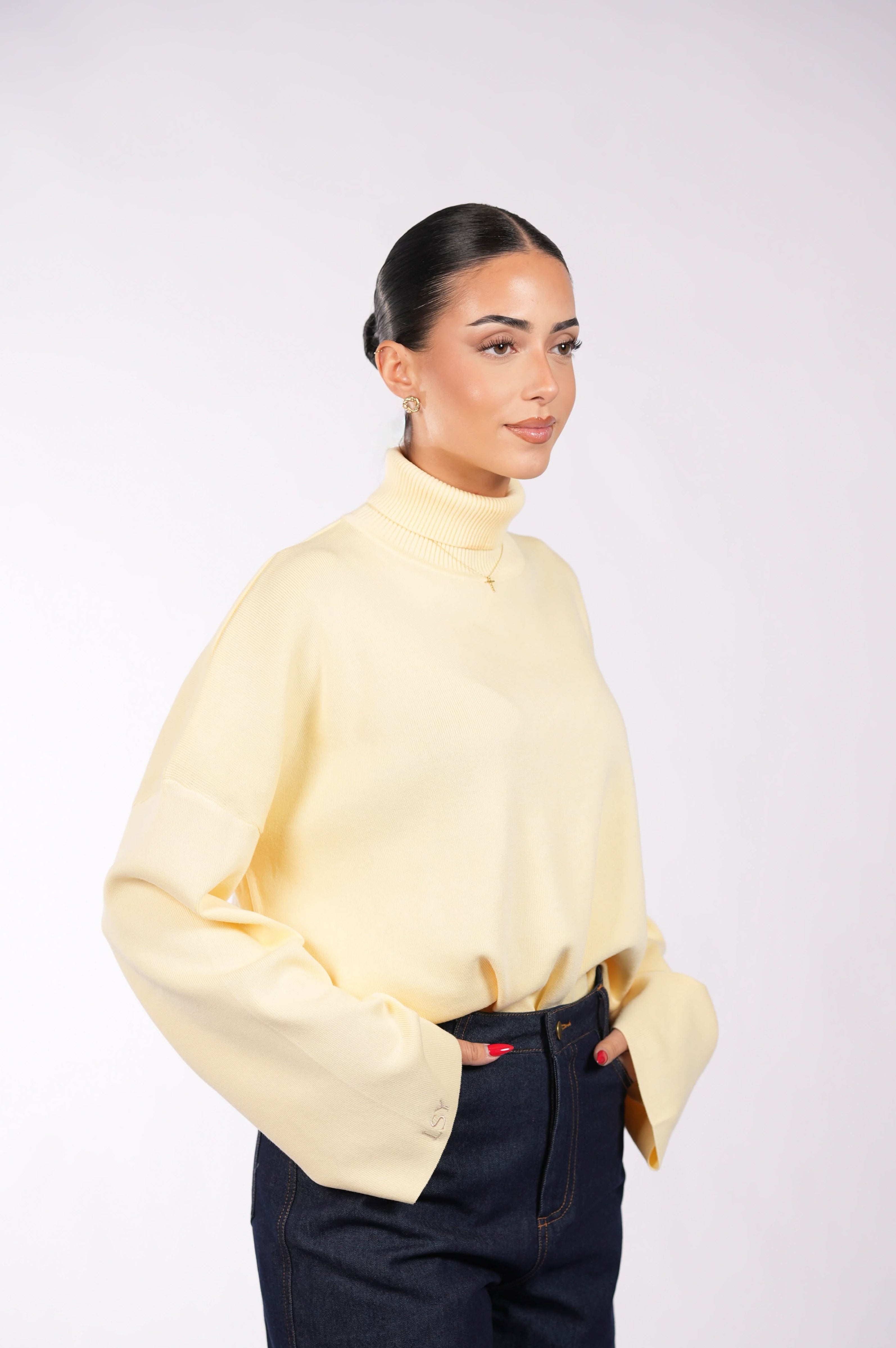 tricot de luxe vienna - jaune beurre