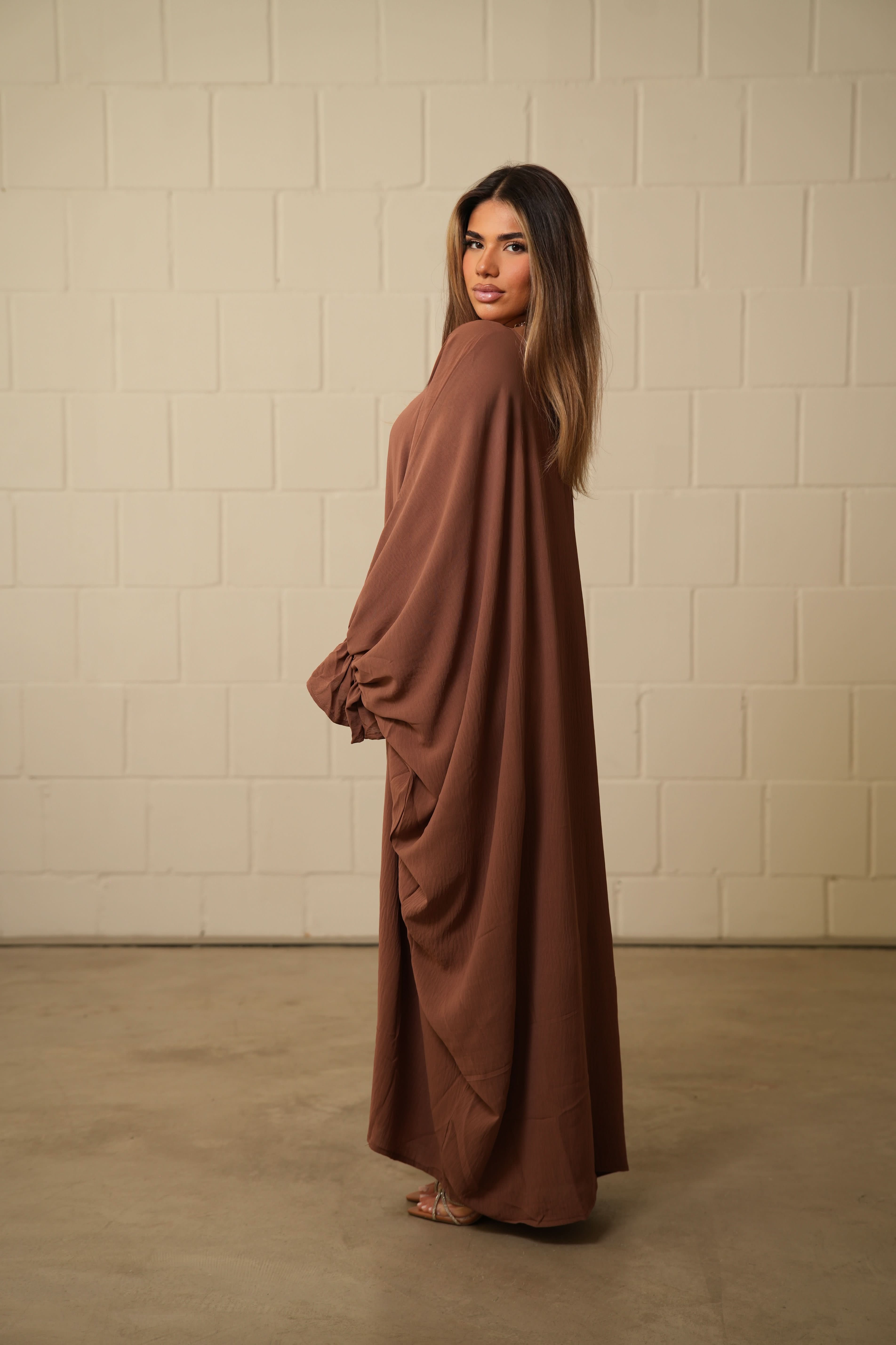 Jazz Abaya - caramel - Losyana.Shop