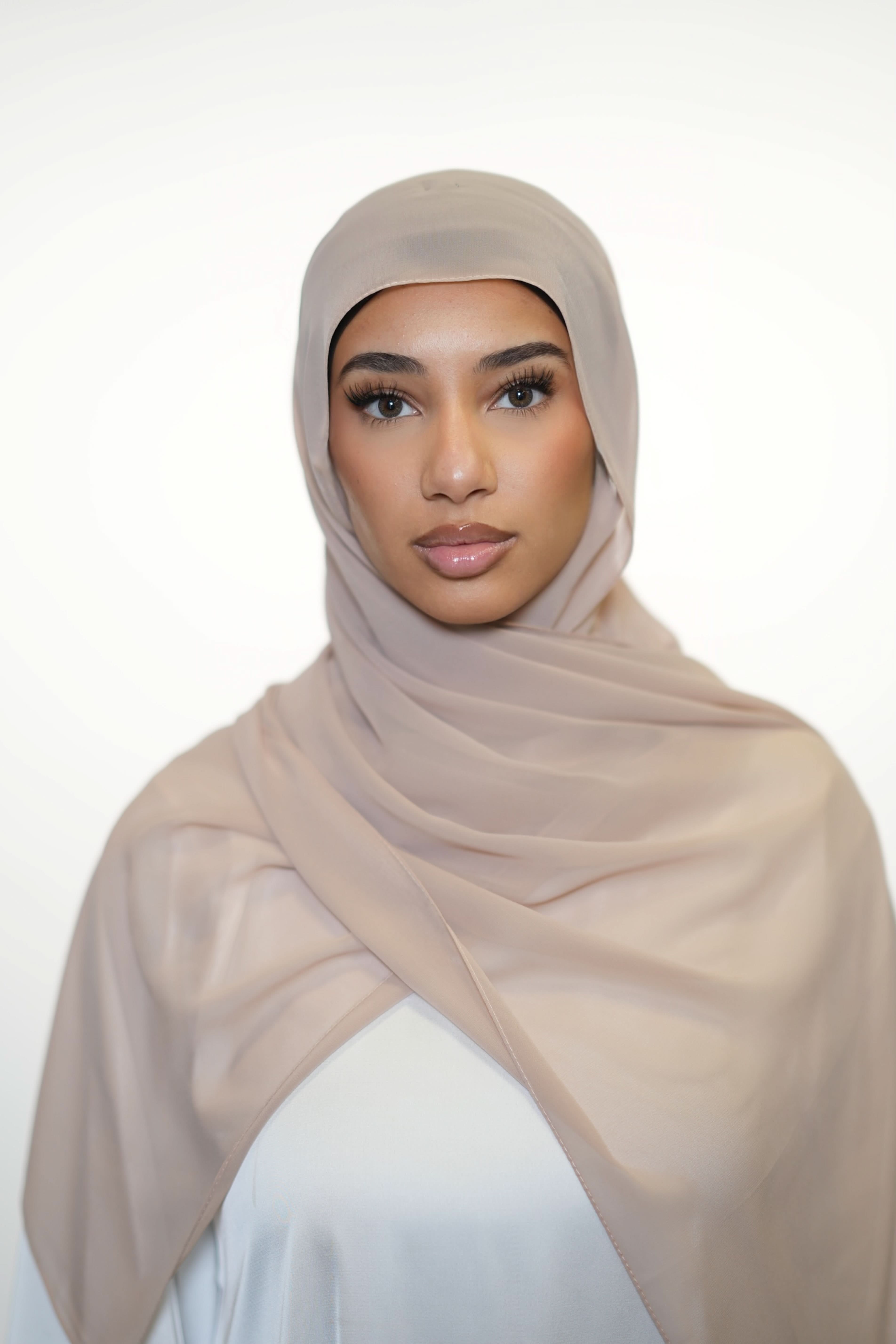 Chiffon - nude beige - Losyana.Shop