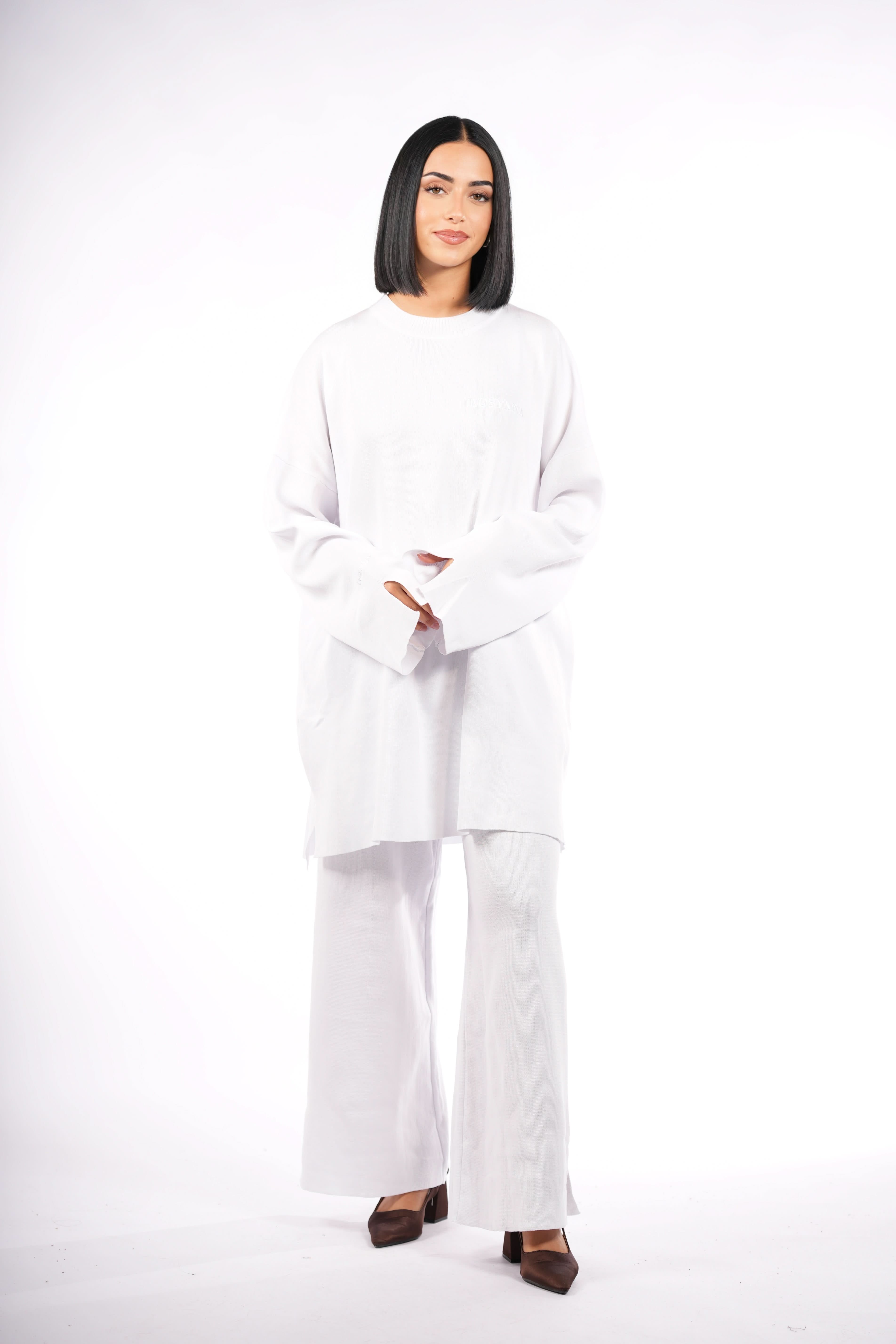 Signature Cotton Set - White - Losyana.Shop