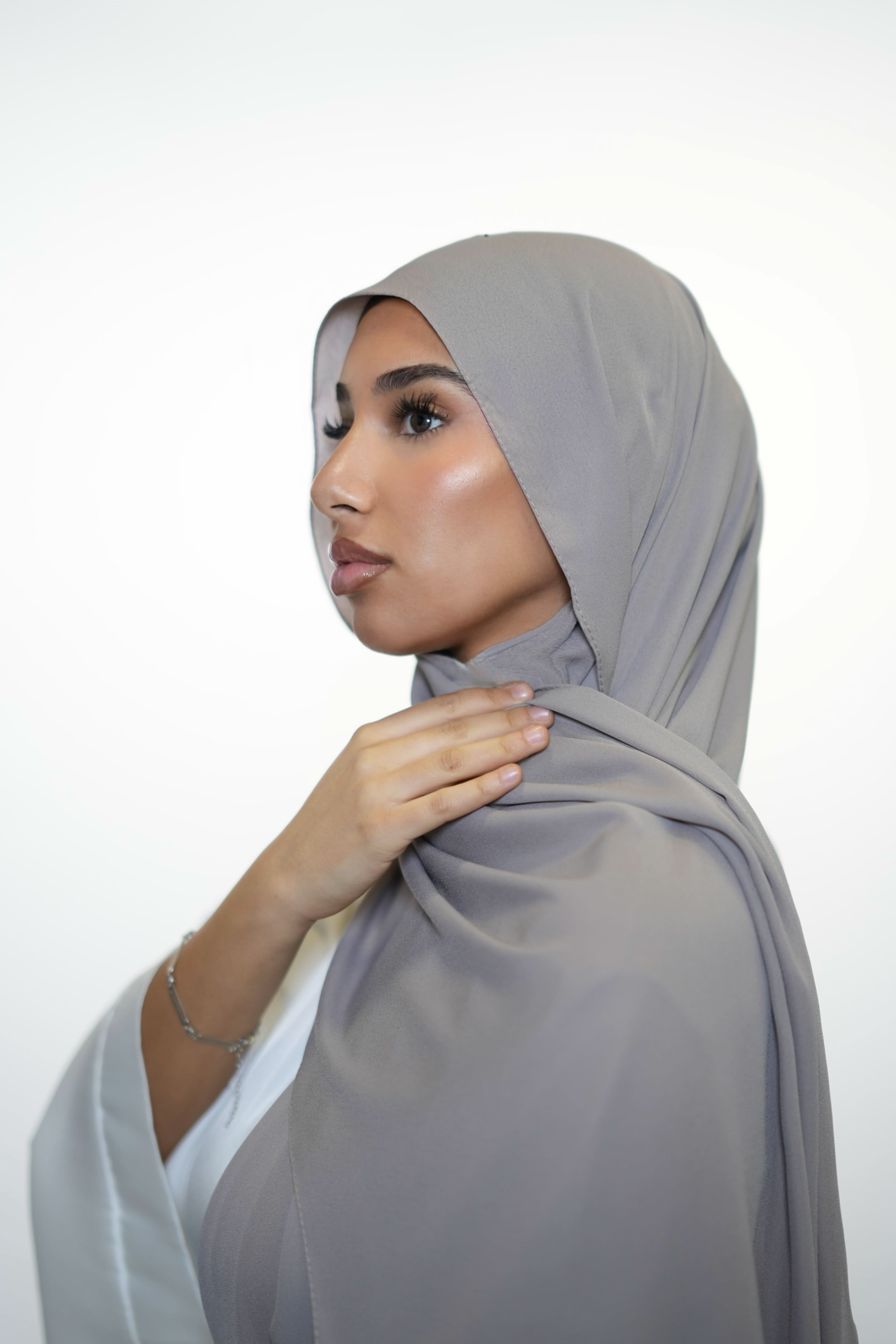 Crepe - light grey - Losyana.Shop