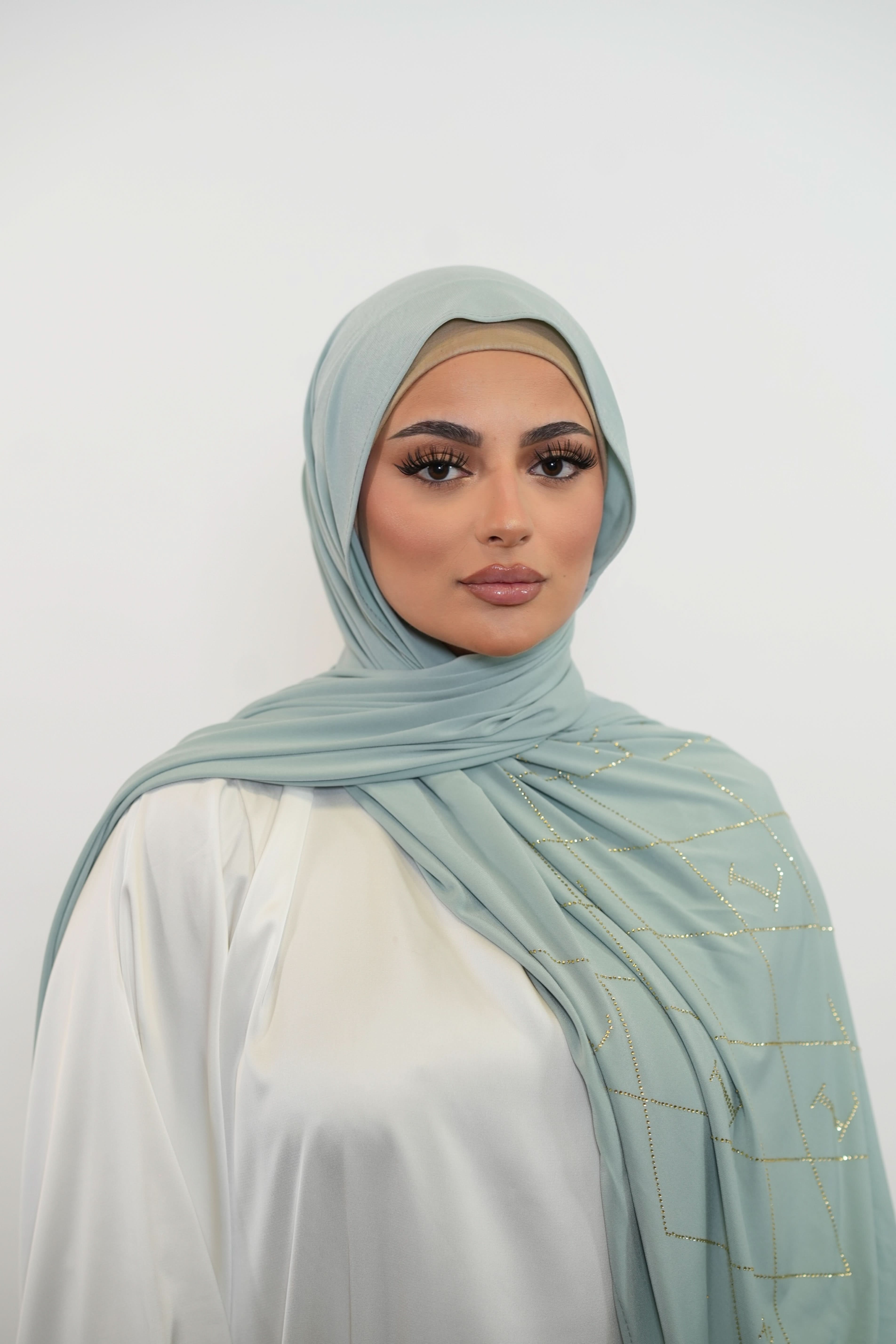 Premium Jersey Strass “L” - mint - Losyana.Shop