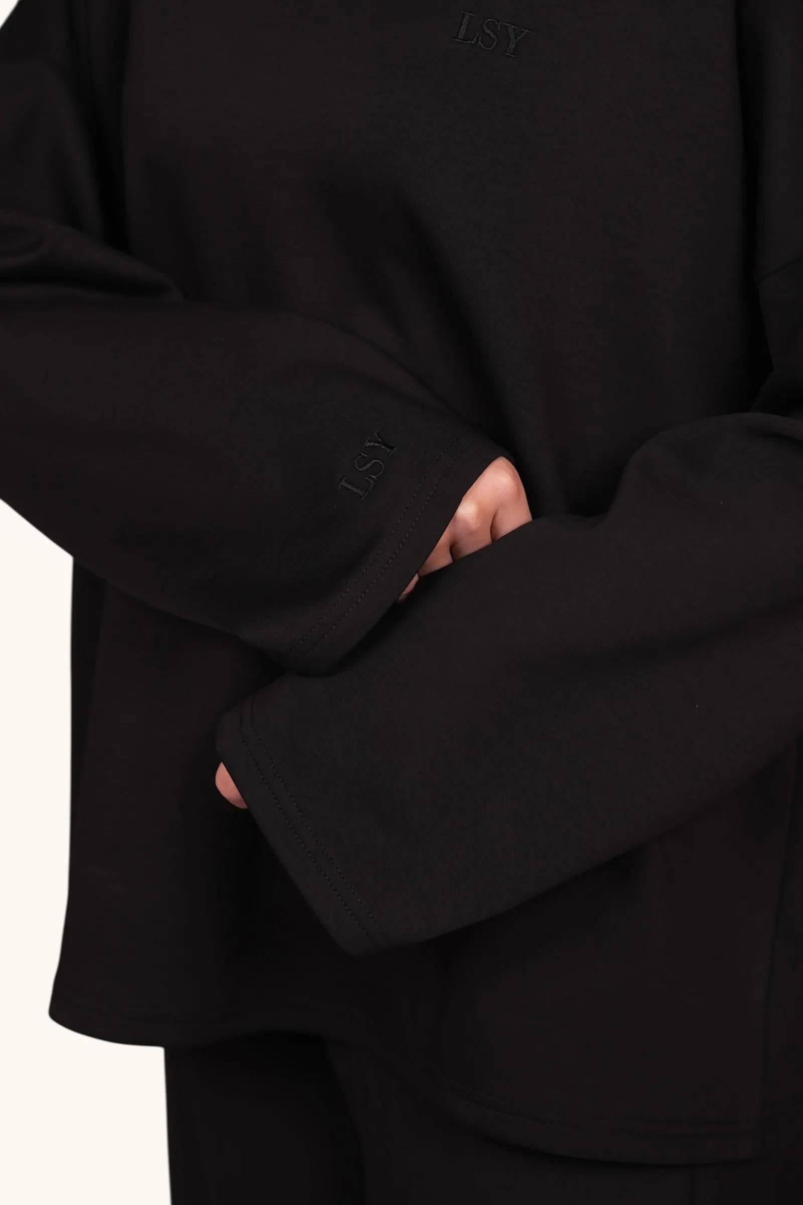 LSY longsleeve - black - Losyana.Shop