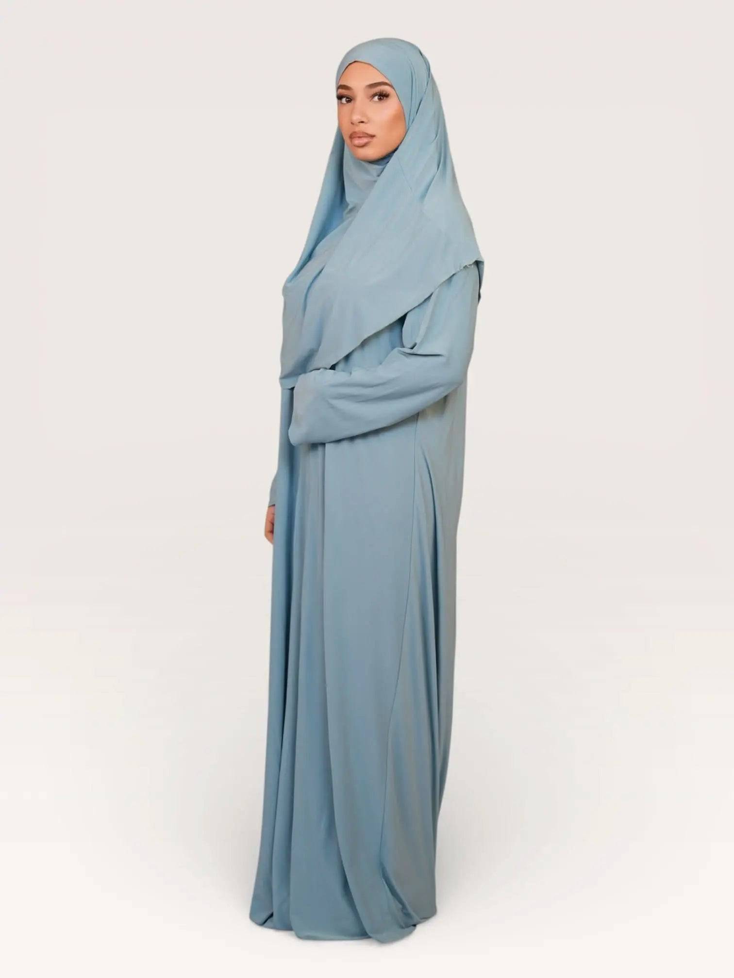 prayer dress premium jersey - turquoise Losyana.Shop
