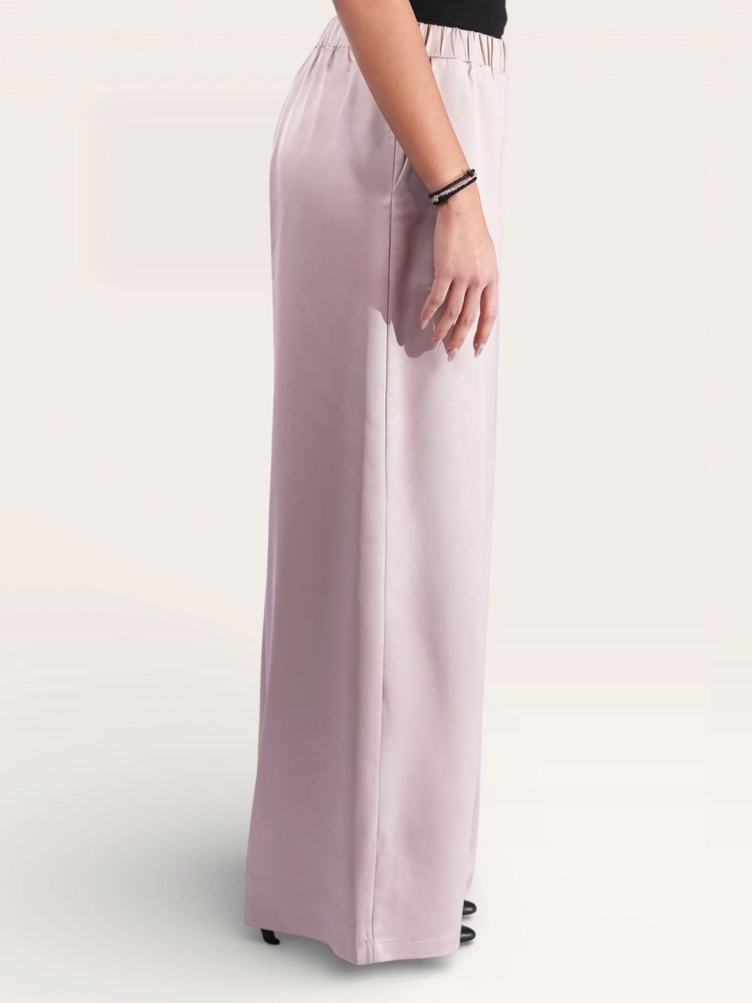 silk muse pants - almond - Losyana.Shop