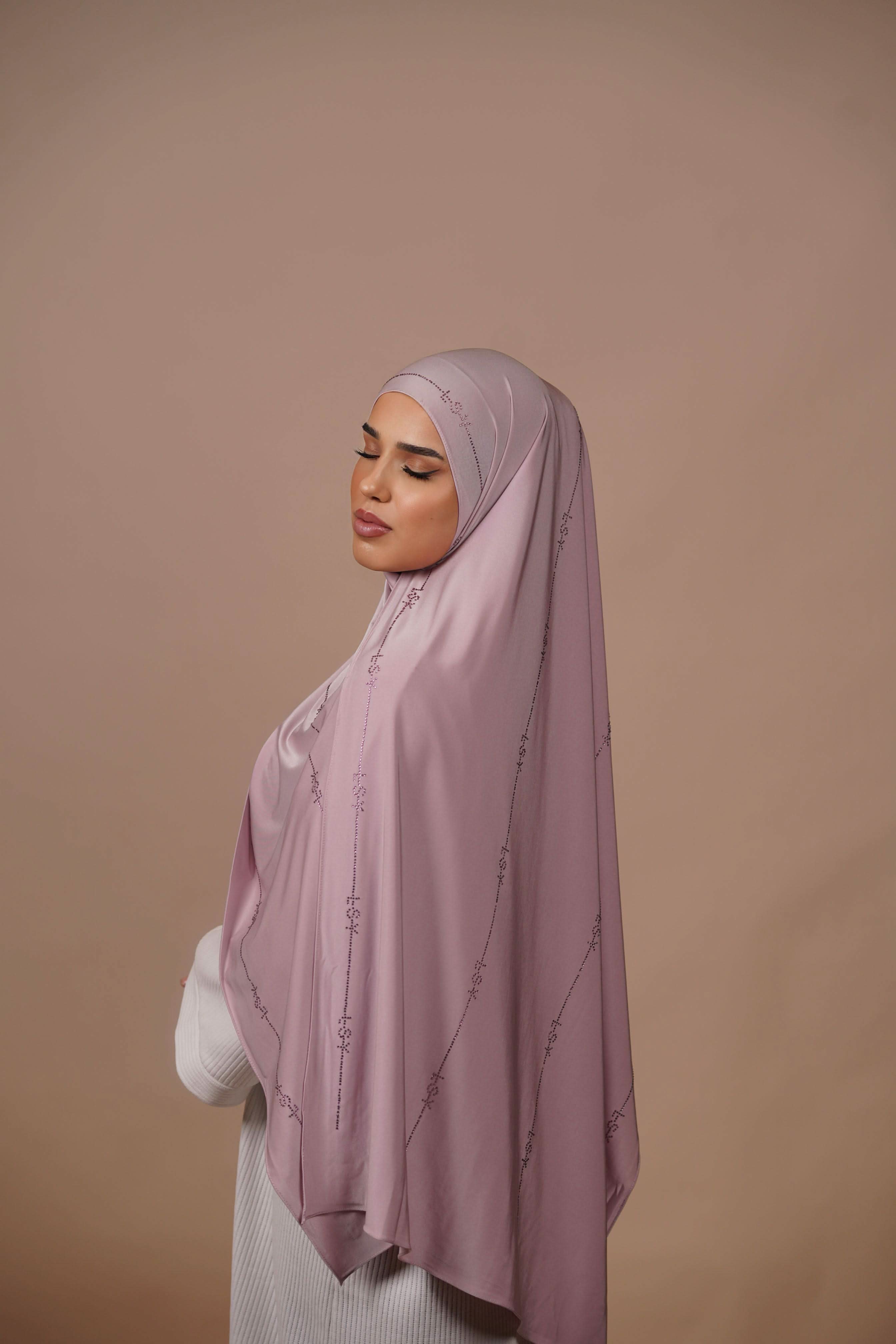 LSY Satin Premium Jersey - amira rose - Losyana.Shop