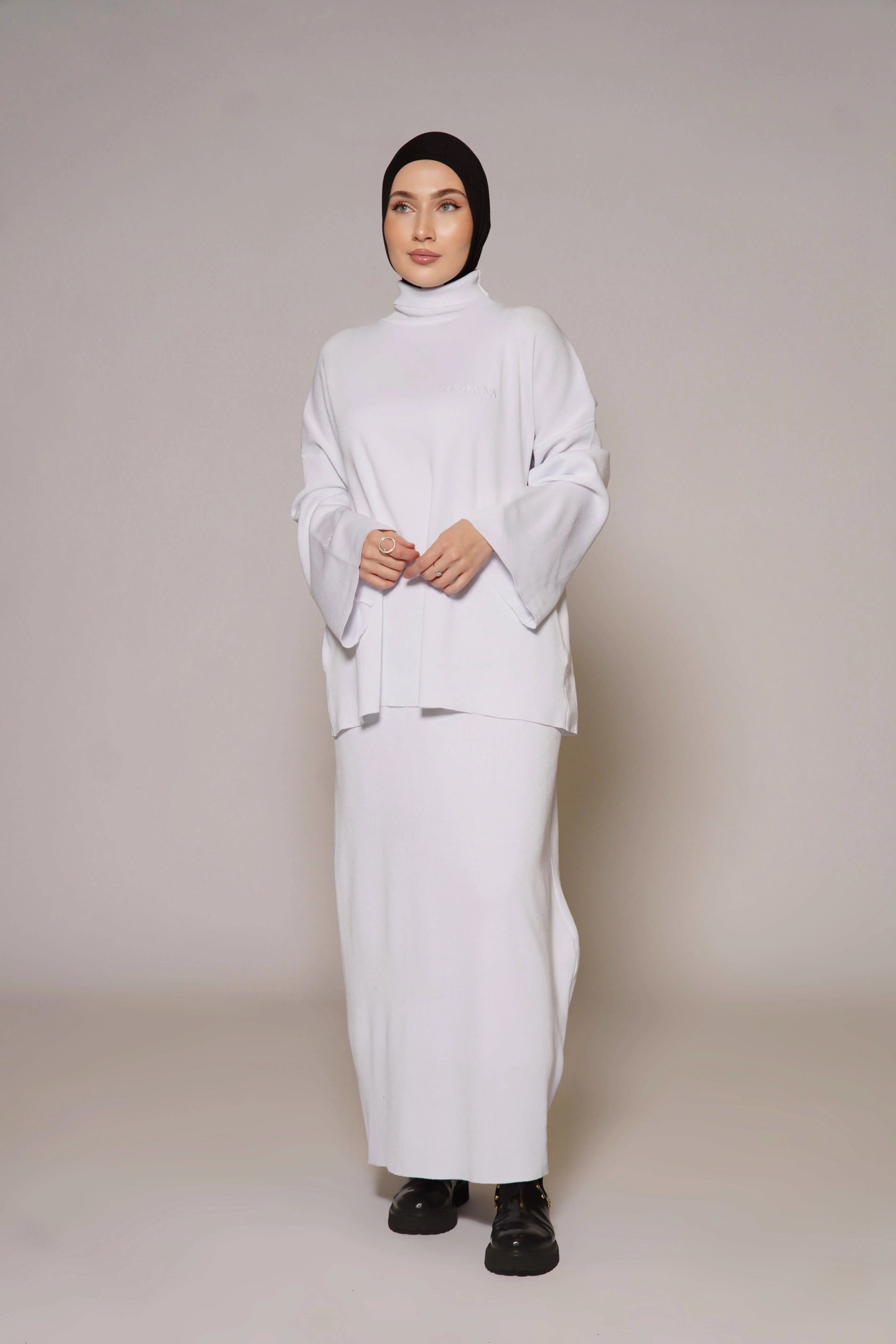 Luxury Cotton Set - White - Losyana.Shop