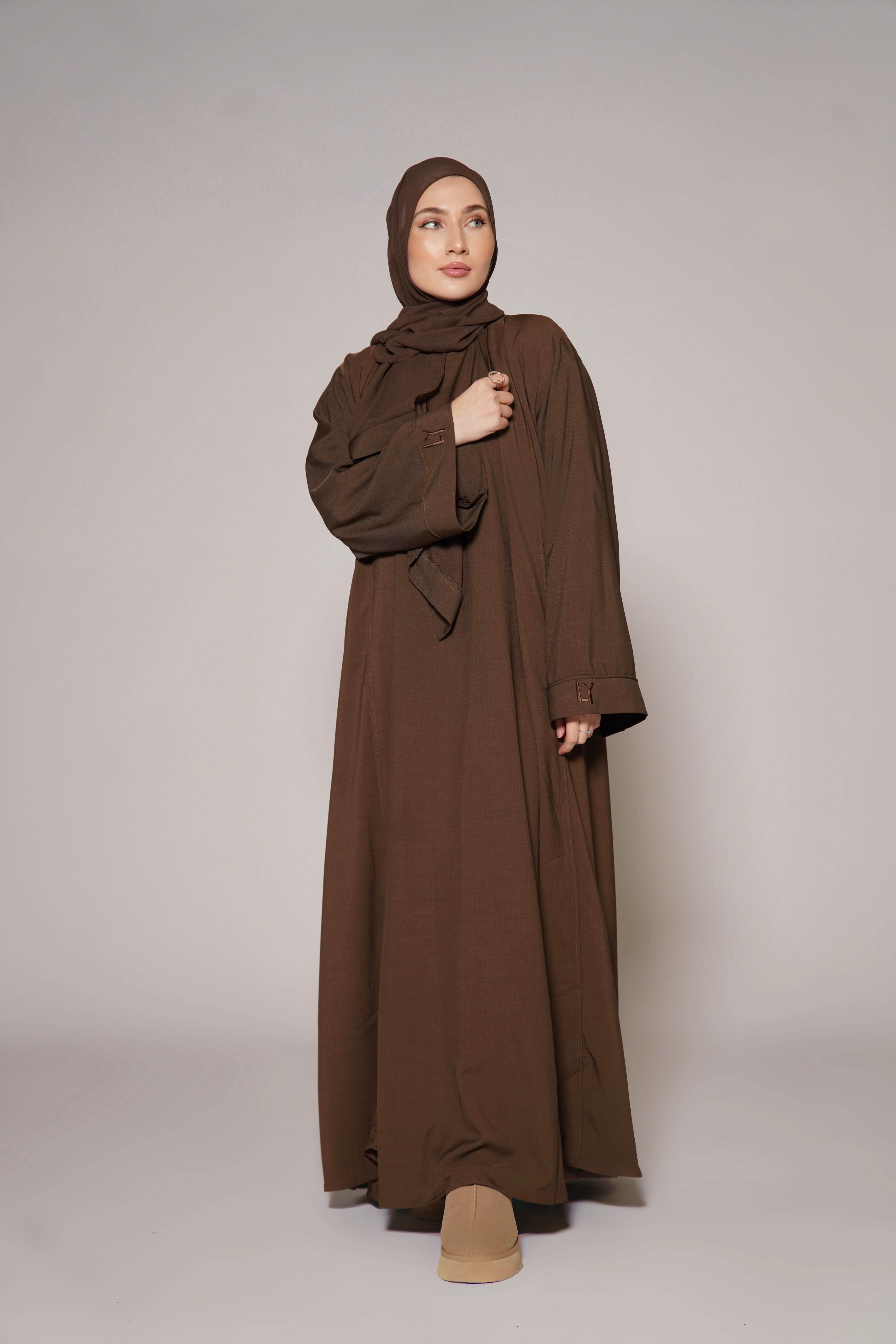 LY Linen Set - brown sugar - Losyana.Shop