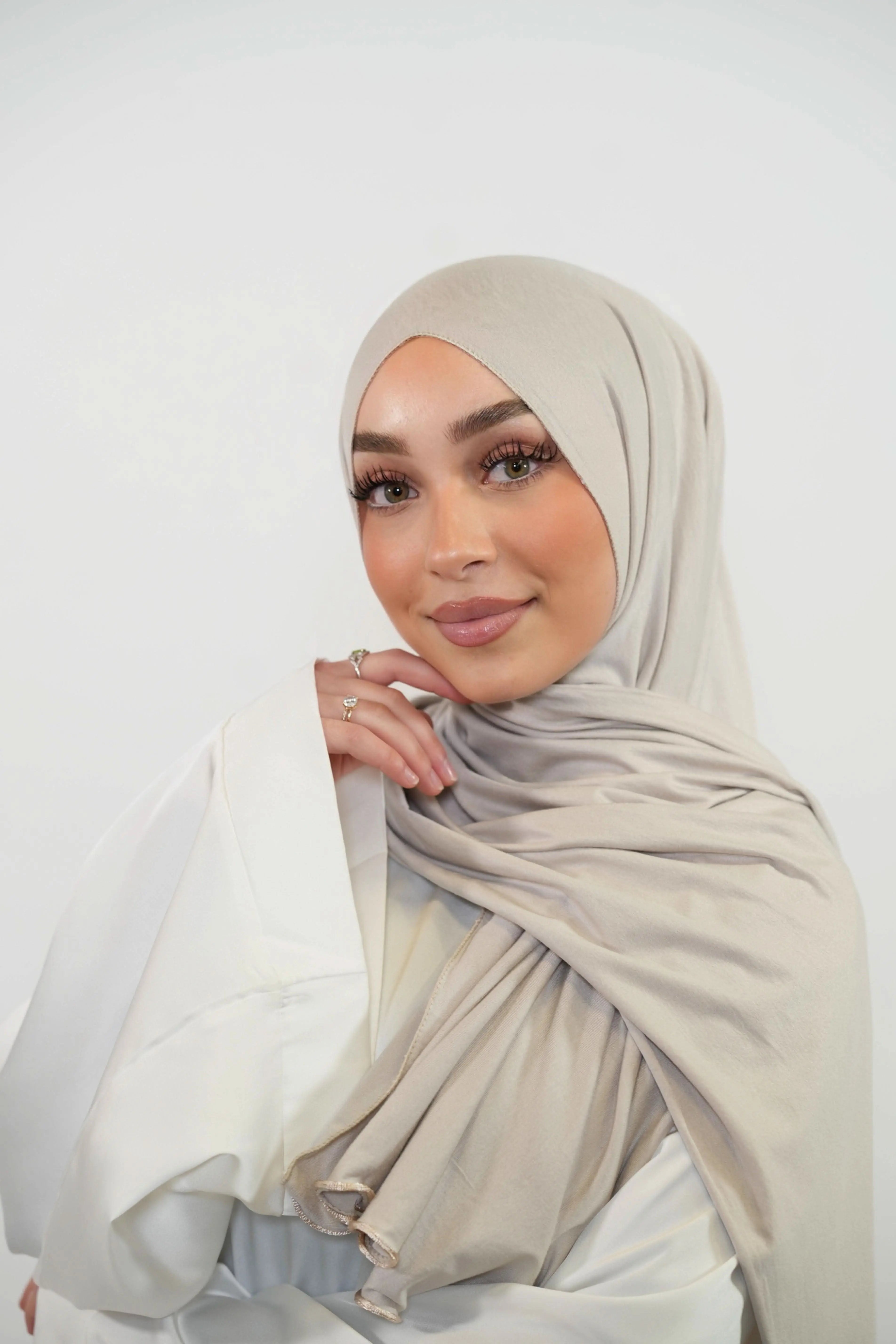 Jersey Line - ashy beige - Losyana.Shop