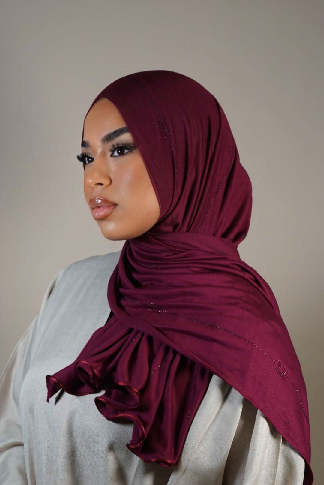 Diamond Jersey 2 - Dark Berry - Losyana.Shop