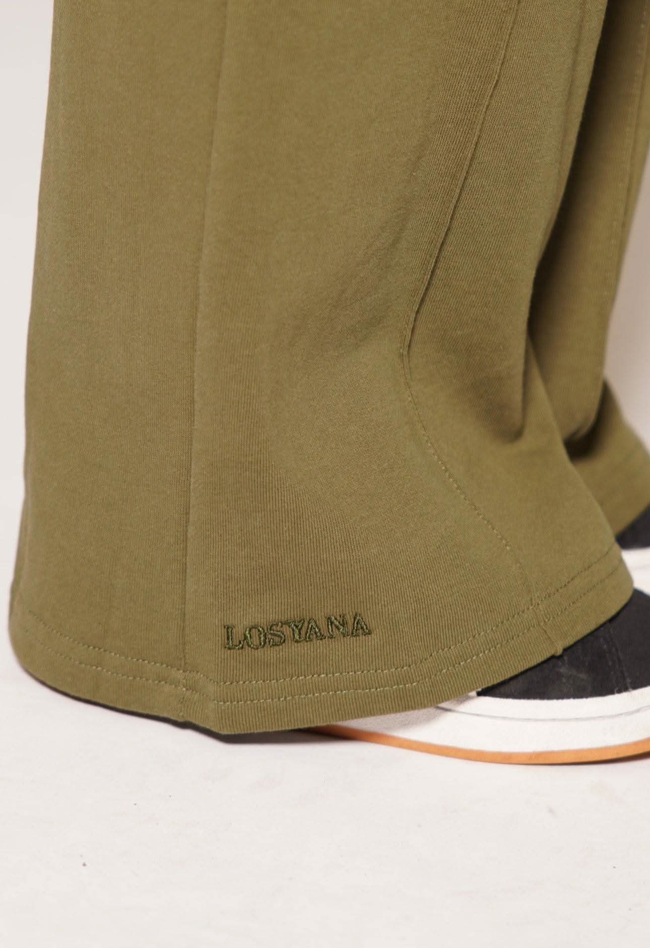 Lounge and Gym set - khaki green - Losyana.Shop