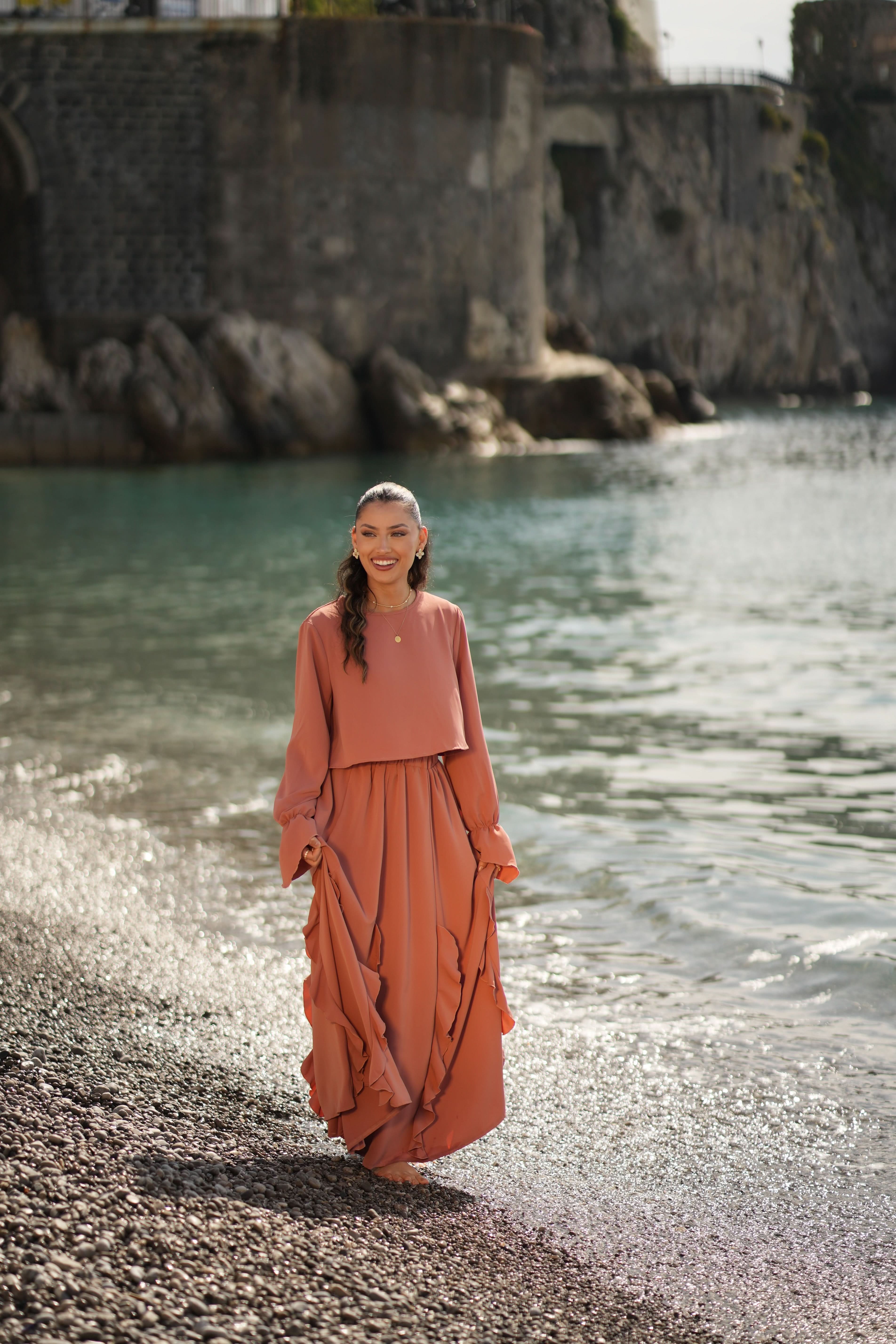 AMALFI MUSE - CORAL - Losyana.Shop
