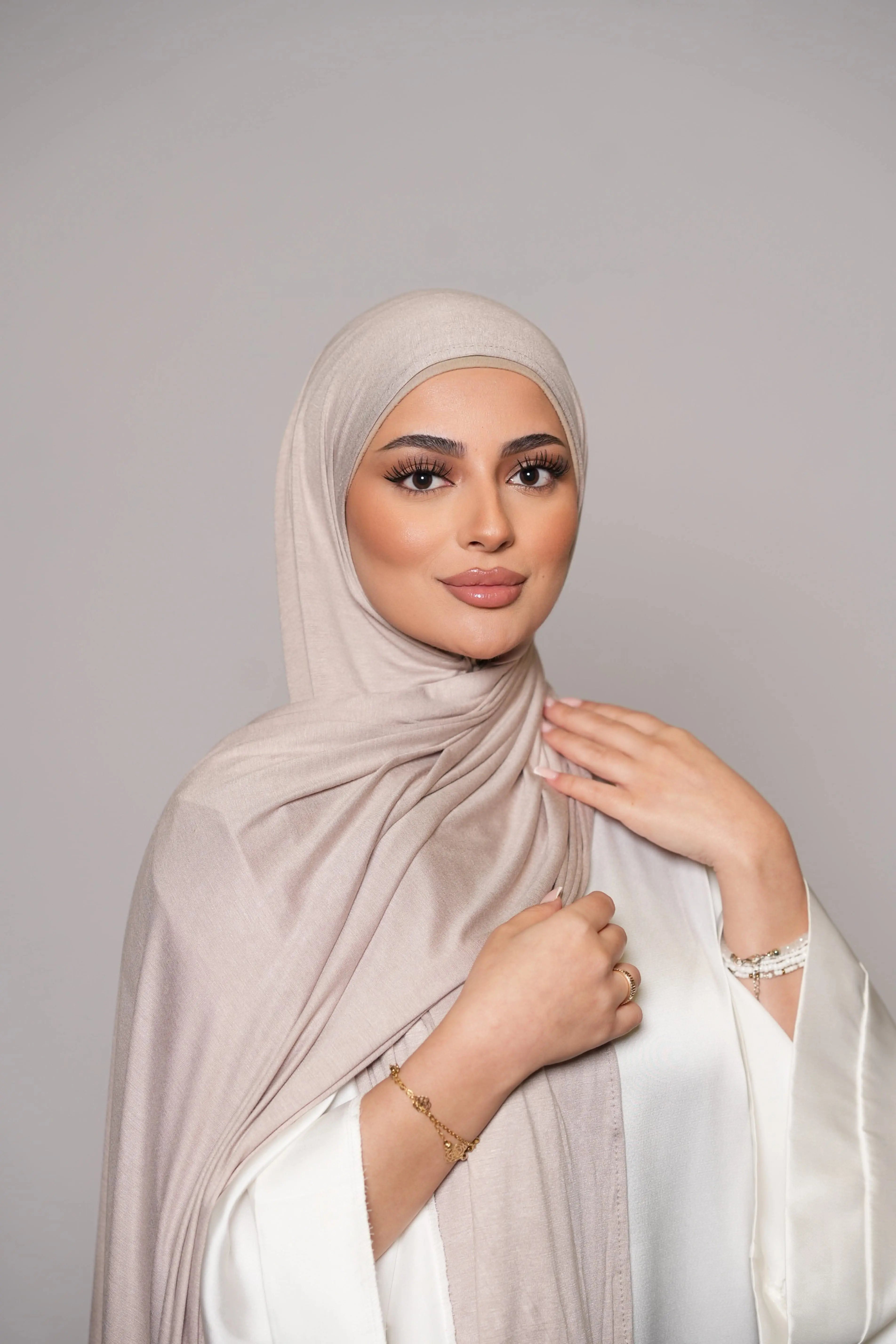 Premium Bamboo Jersey - mink - Losyana.Shop