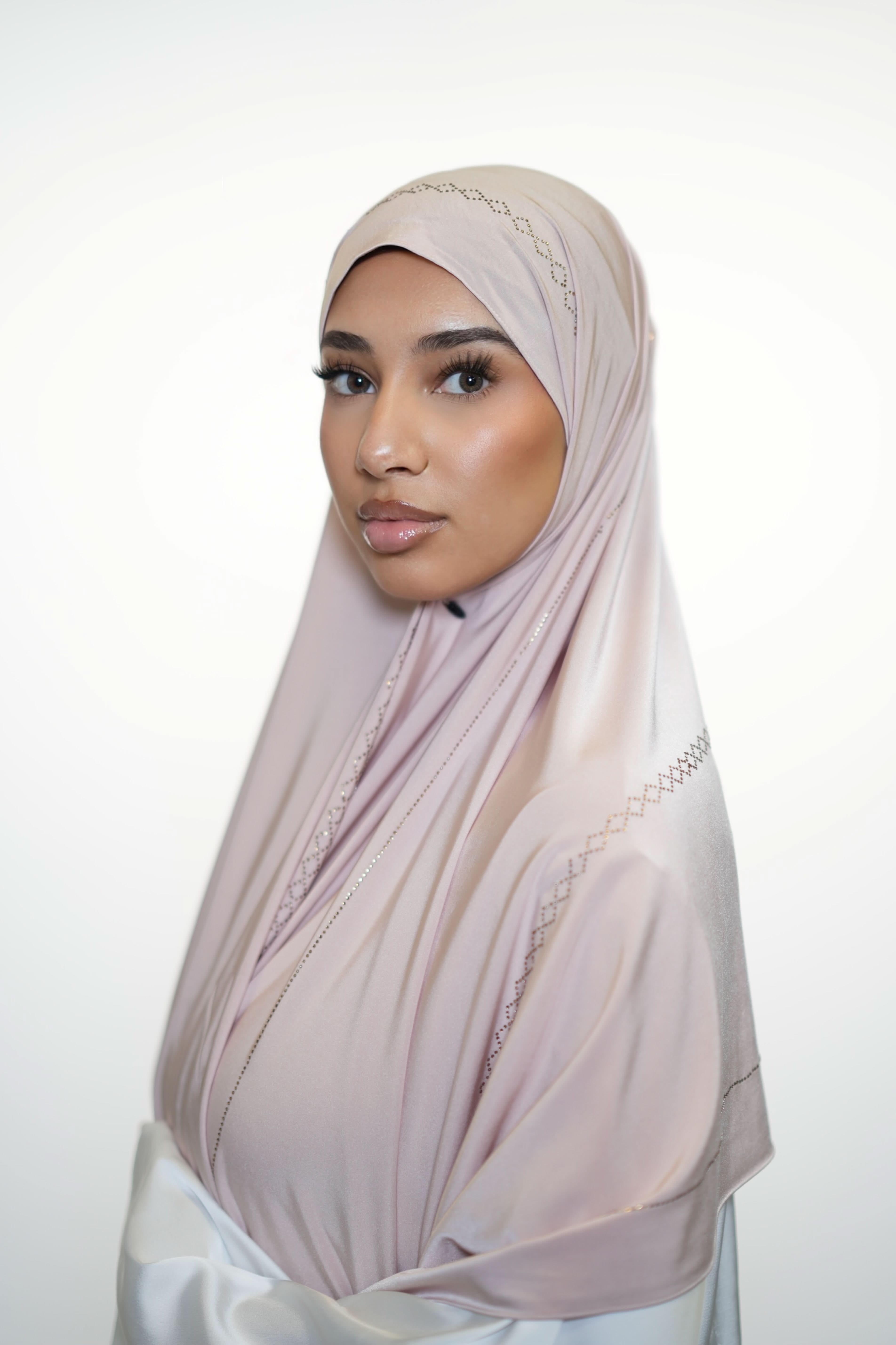 Diamond Satin premium Jersey - light rose - Losyana.Shop