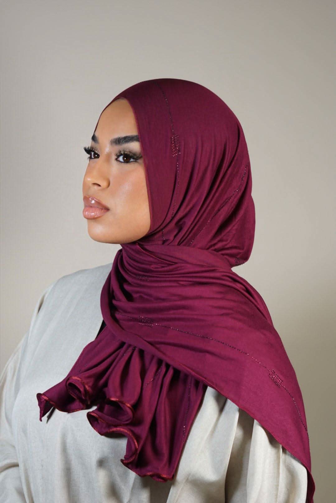 Diamond Jersey 2 - Dark Berry - Losyana.Shop
