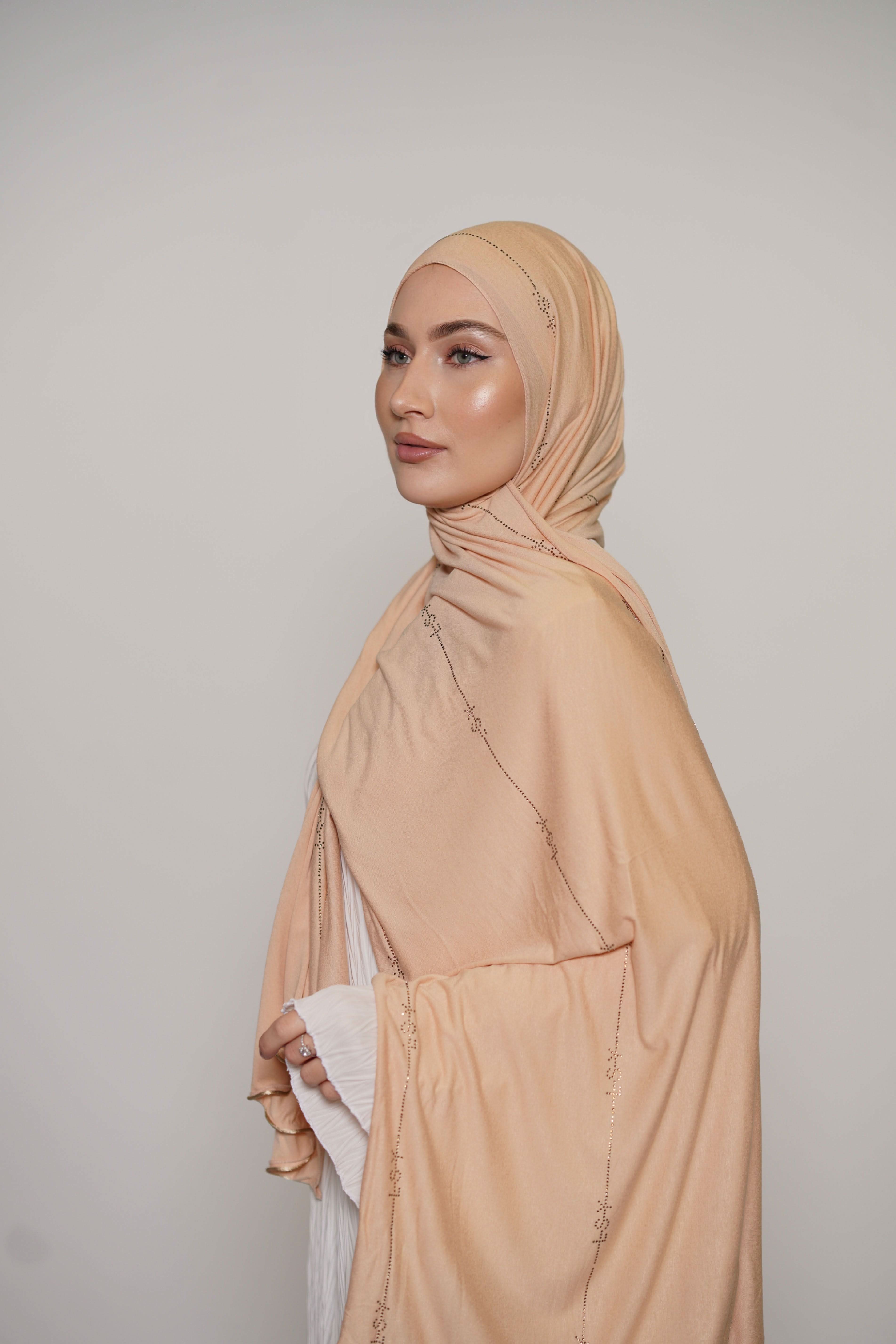 LSY Diamond Jersey - light apricot - Losyana.Shop