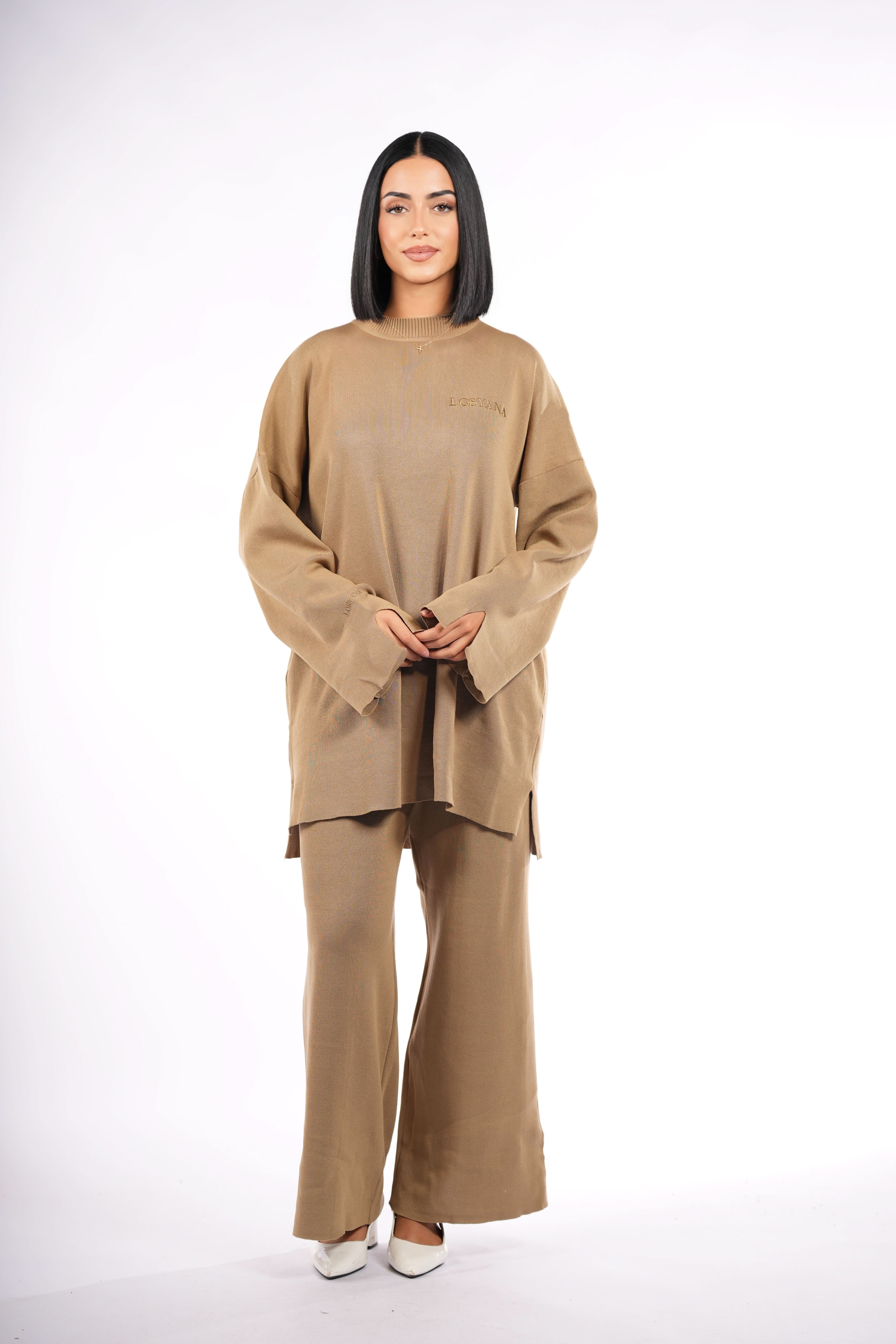Signature Cotton Set - beige - Losyana.Shop