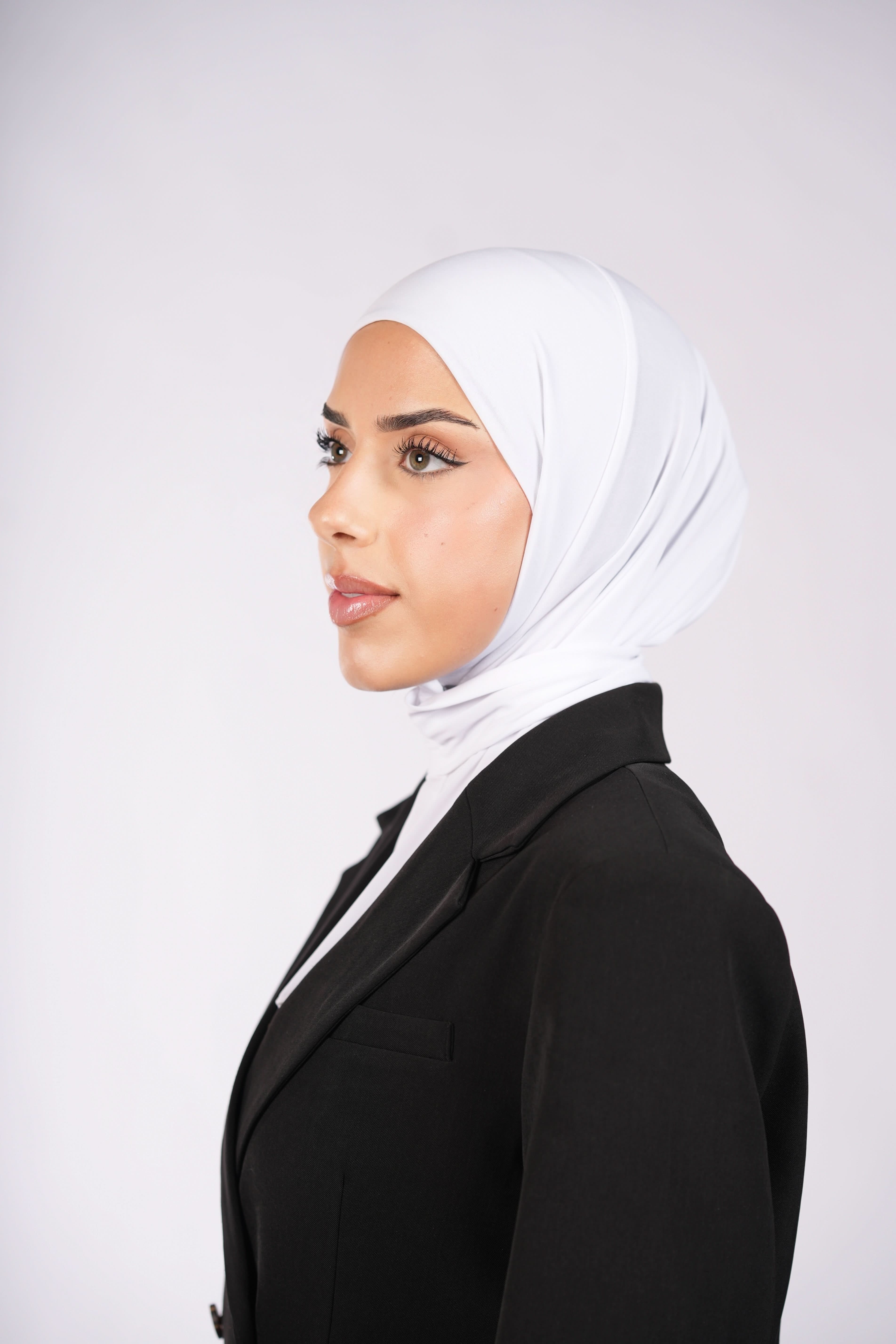 Instant Hijab - cold white