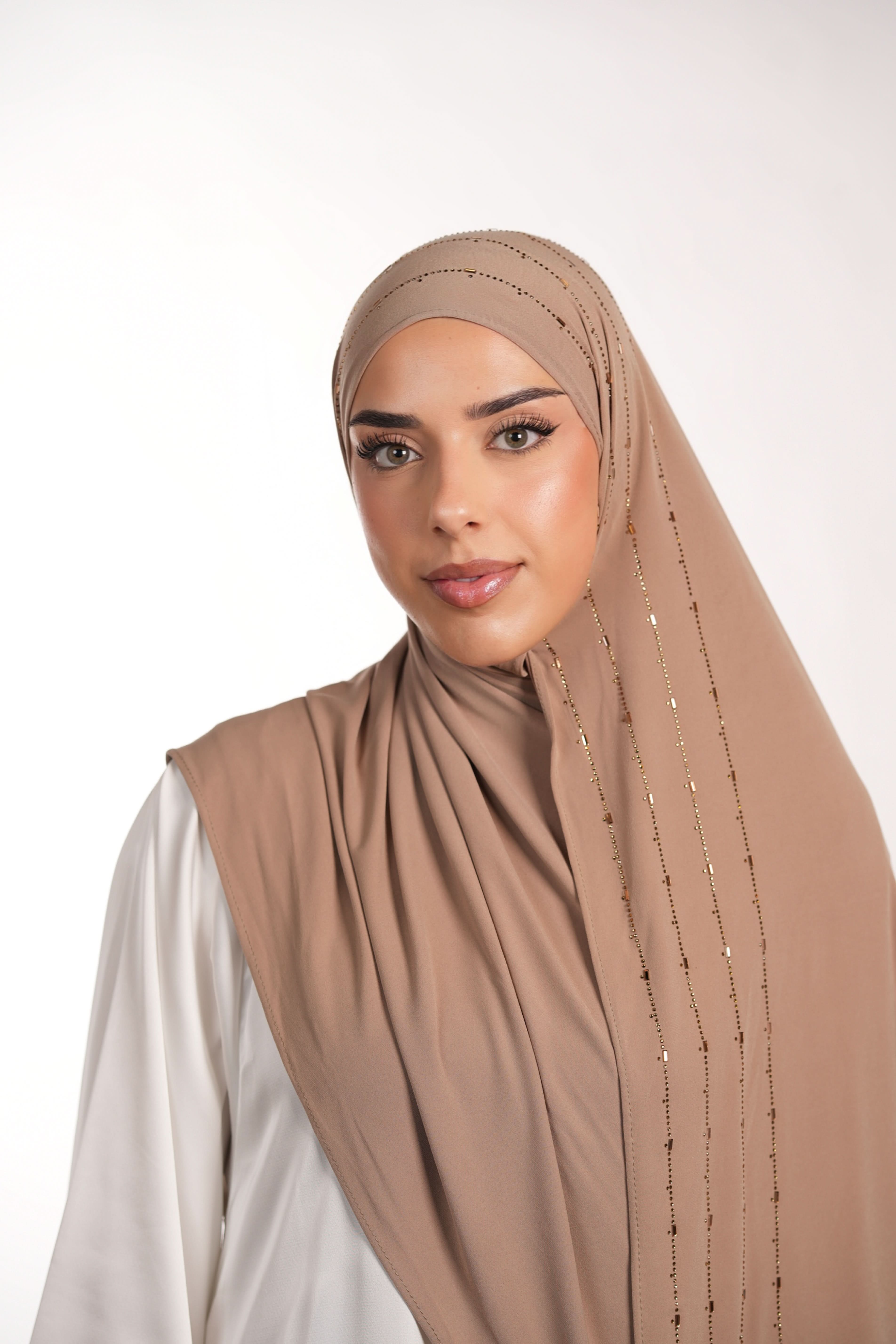 Premium Jersey Strass - sahara - Losyana.Shop