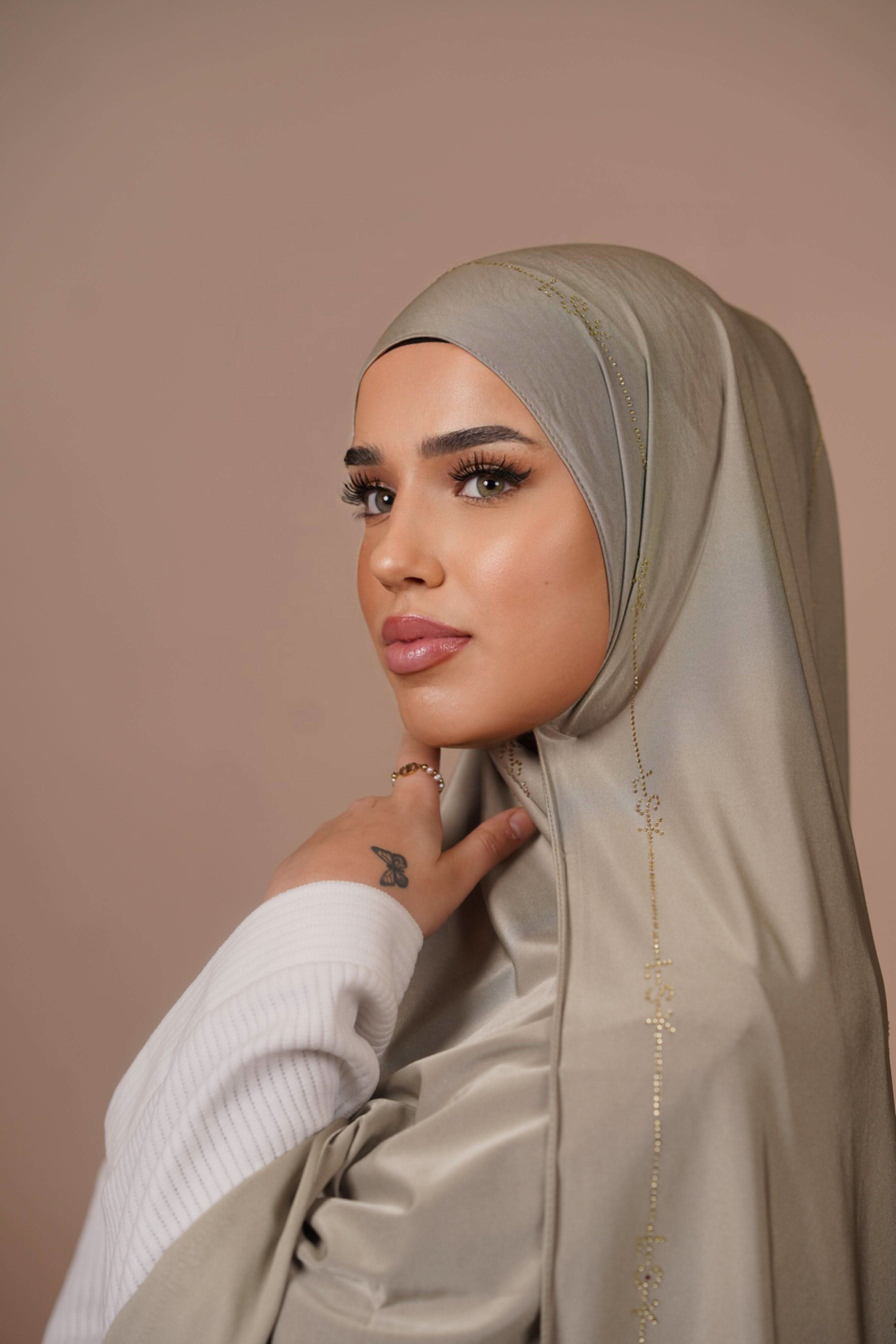 LSY Satin Premium Jersey - pistachio - Losyana.Shop