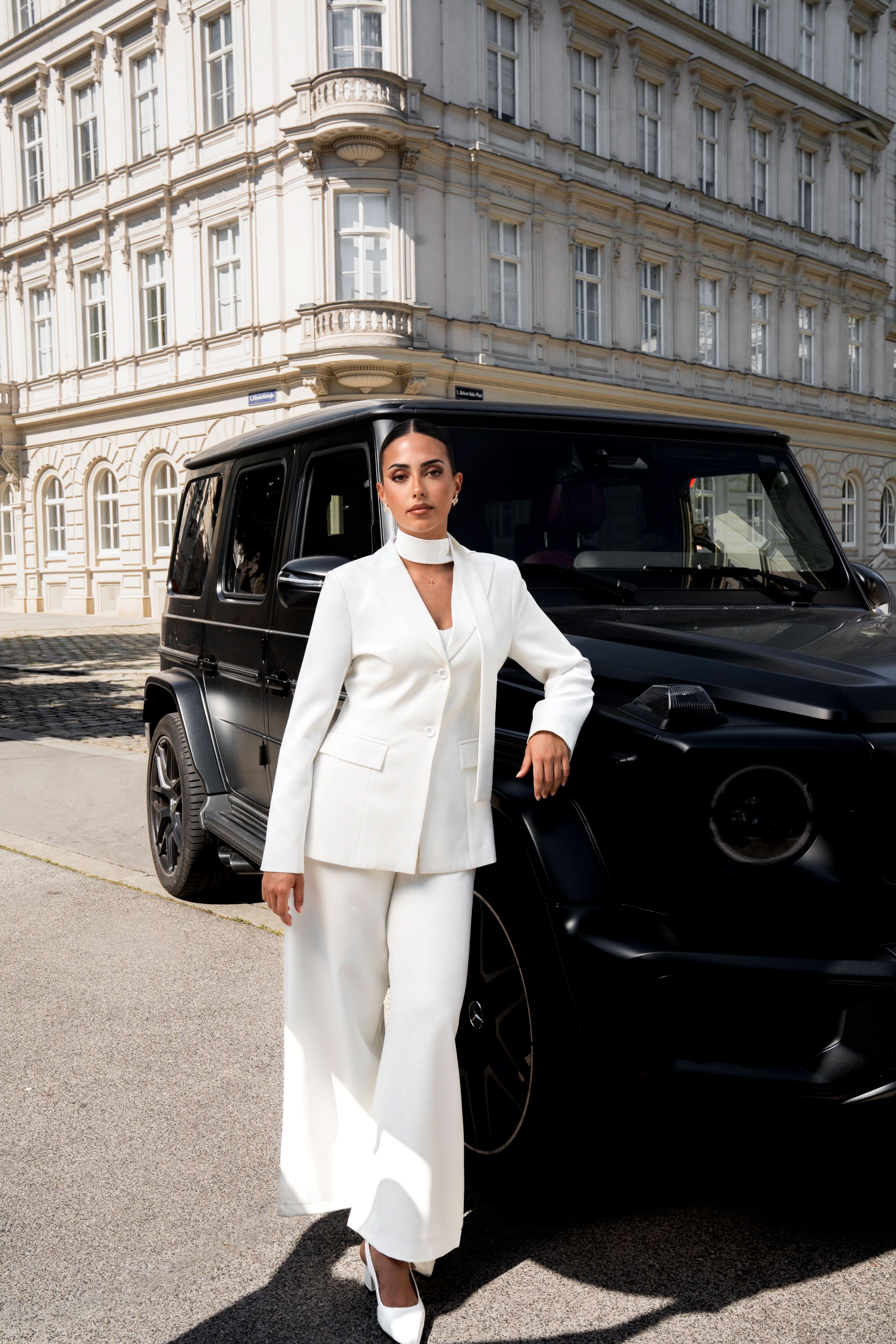 the palais pants - white - Losyana.Shop