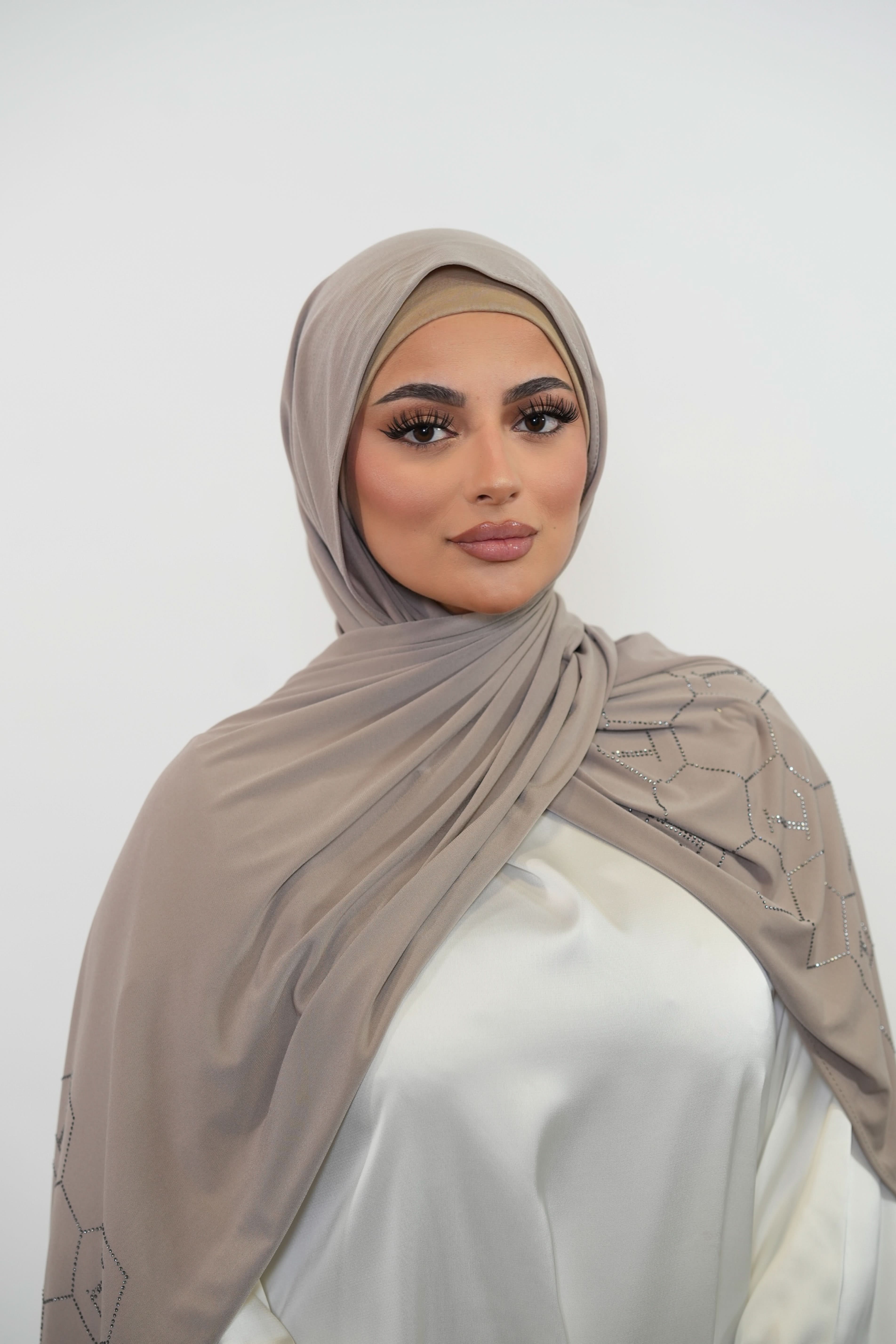 Premium Jersey Strass “L” - mushroom - Losyana.Shop