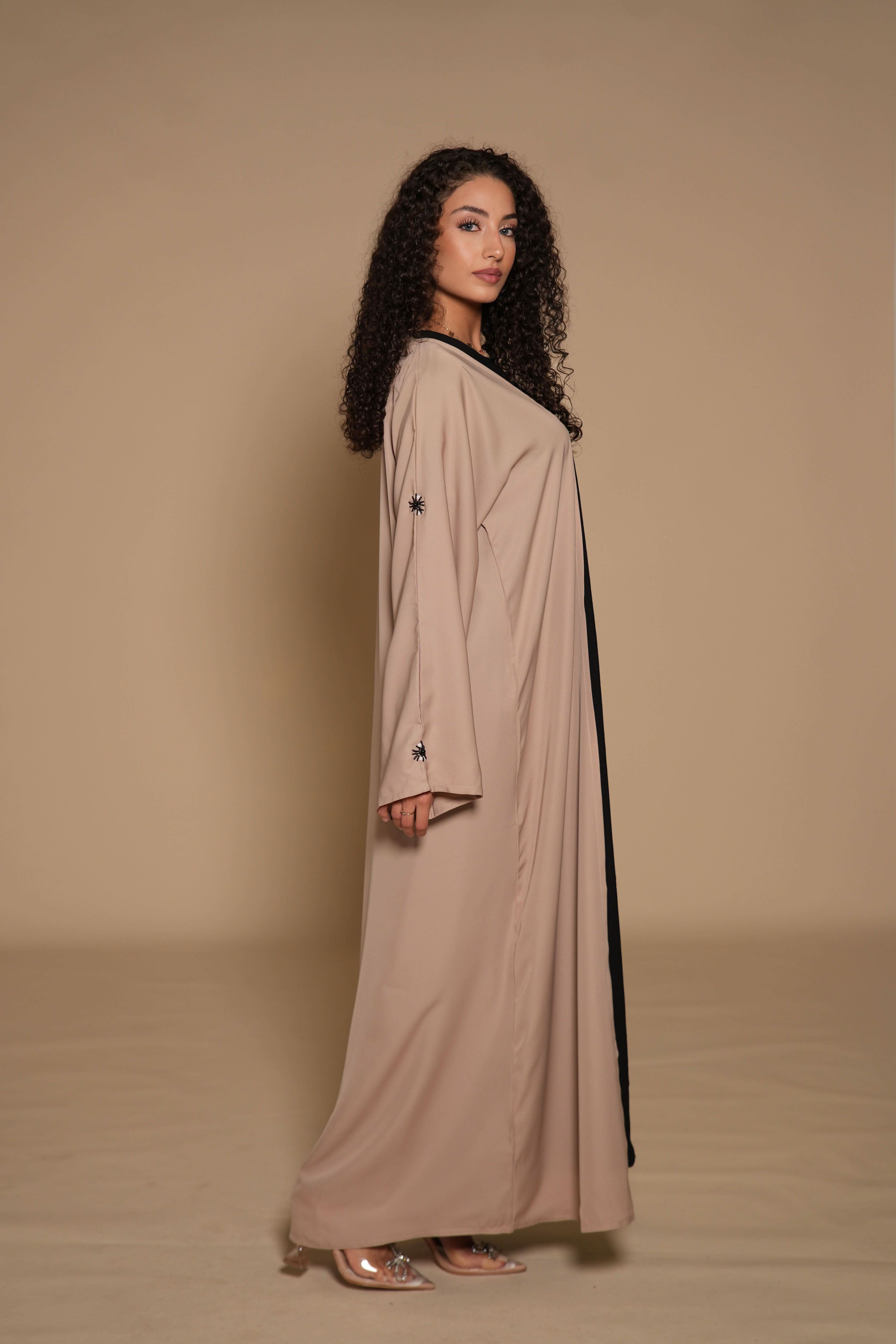 French Abaya - beige - Losyana.Shop