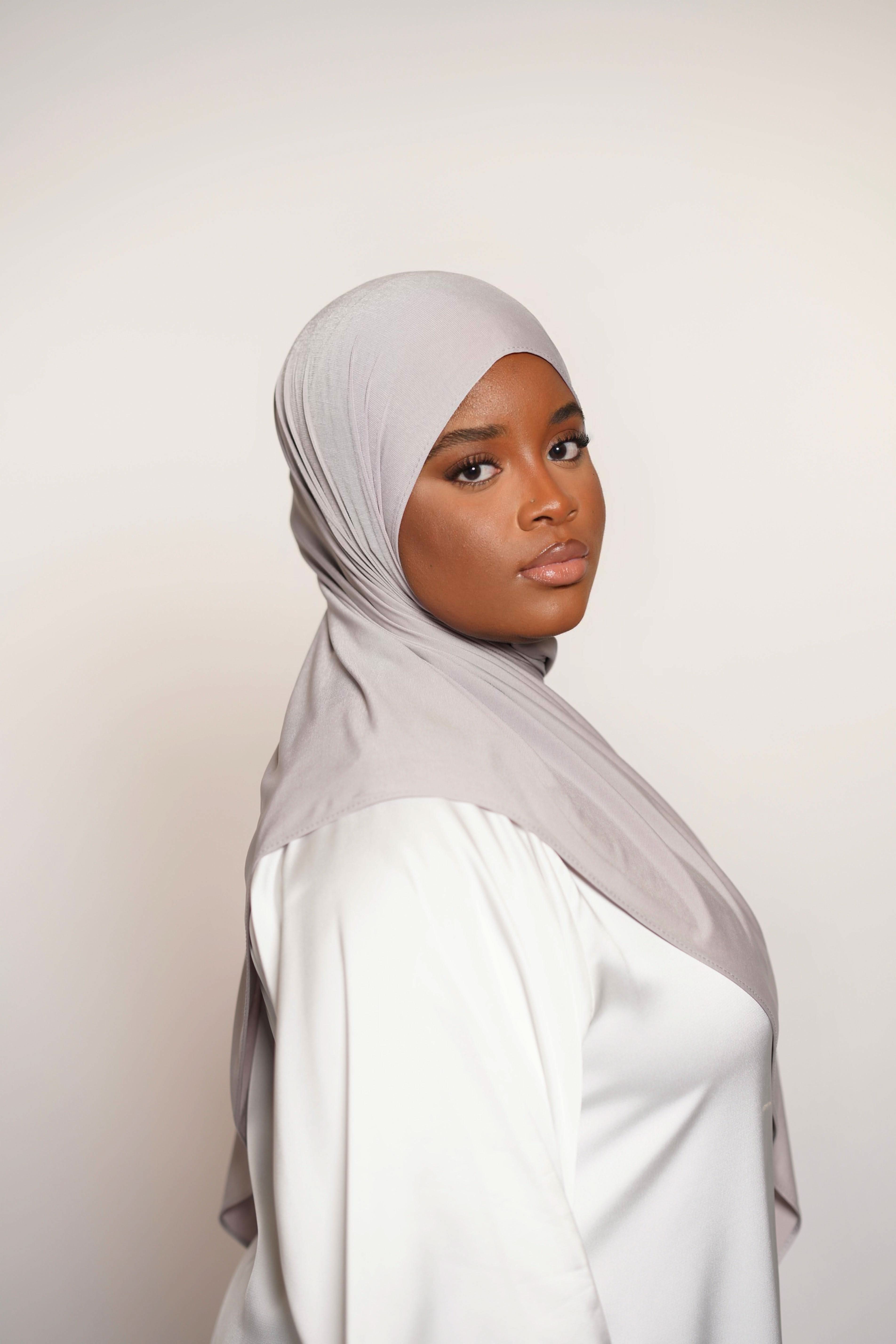 Satin Premium Jersey - grey - Losyana.Shop