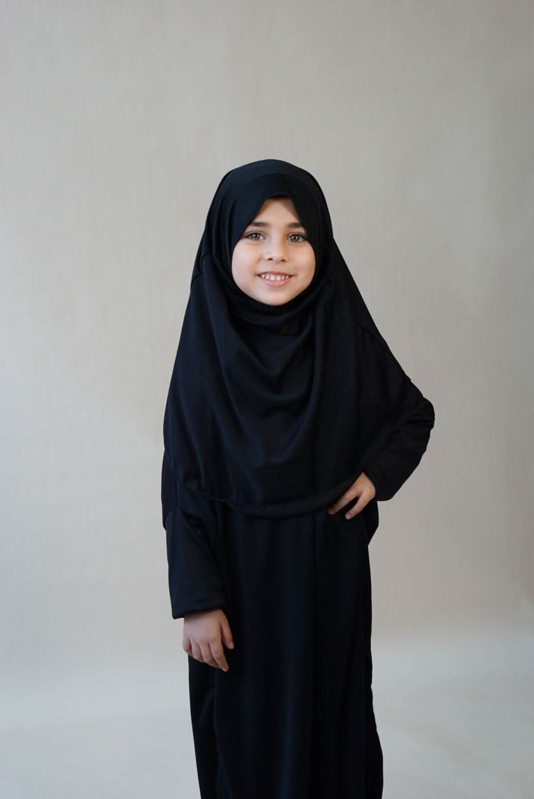 Kinder Gebetskleidung Jersey - Black - Losyana.Shop