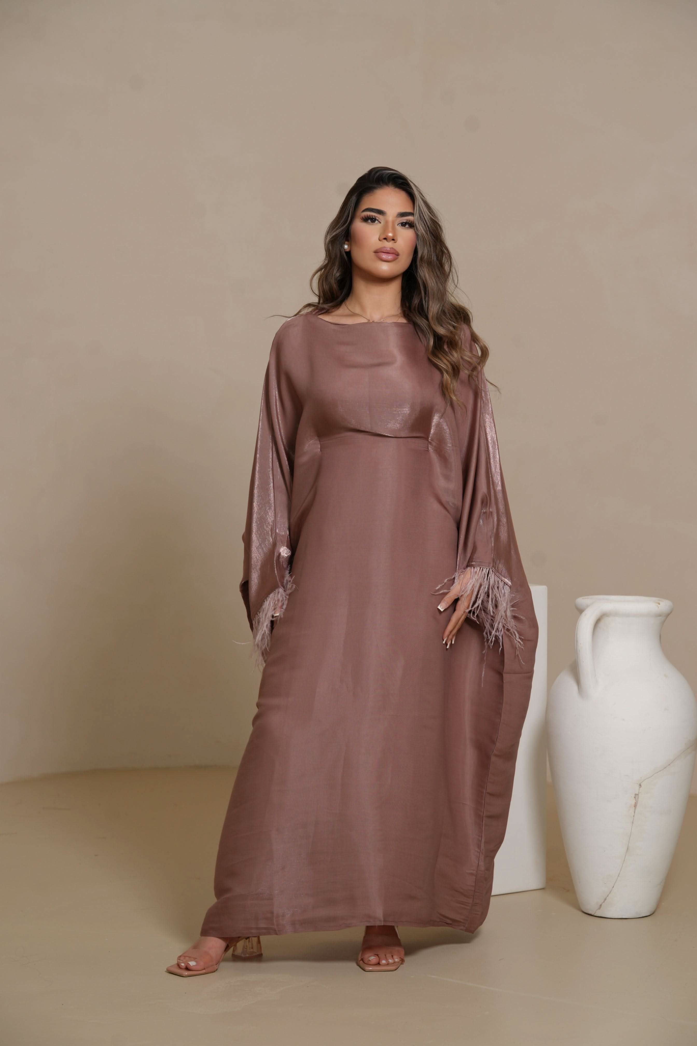 DXB Farasha Abaya - velvet - Losyana.Shop