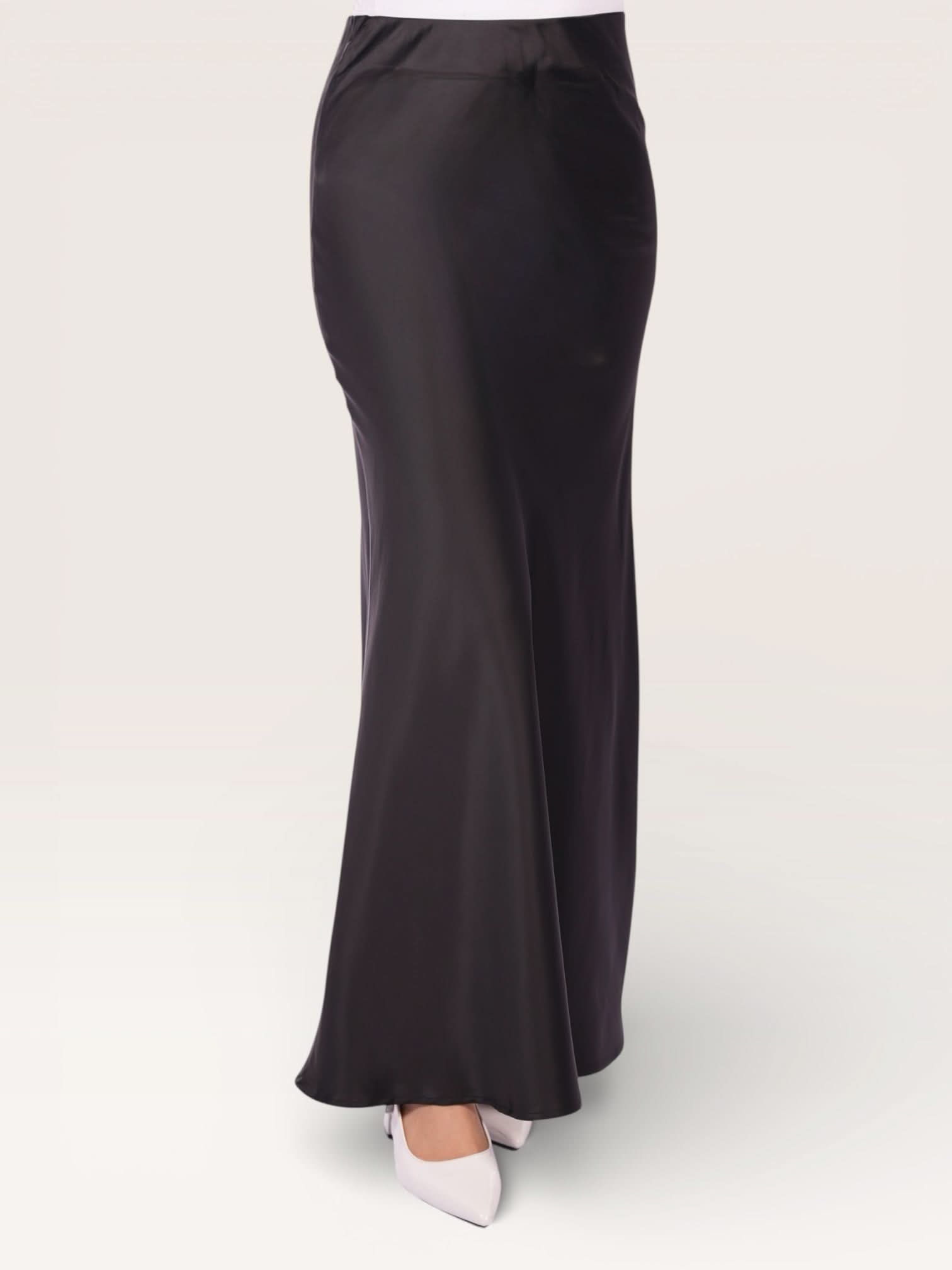 silk muse skirt - black - Losyana.Shop