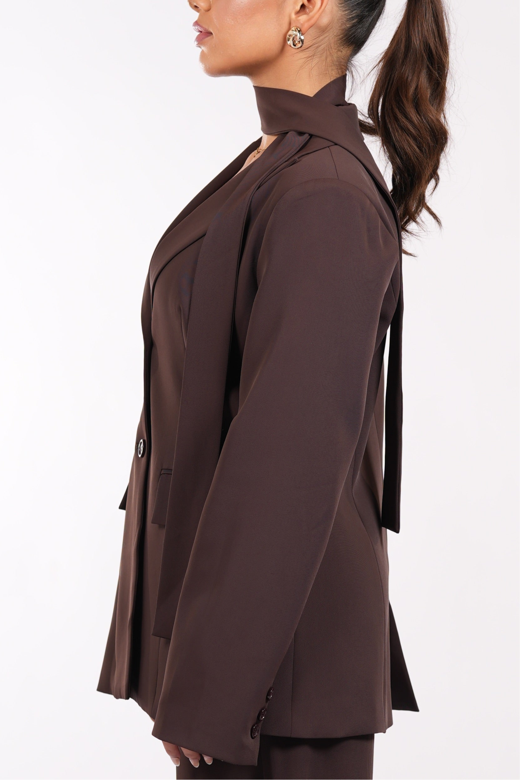 the palais blazer - espresso - Losyana.Shop