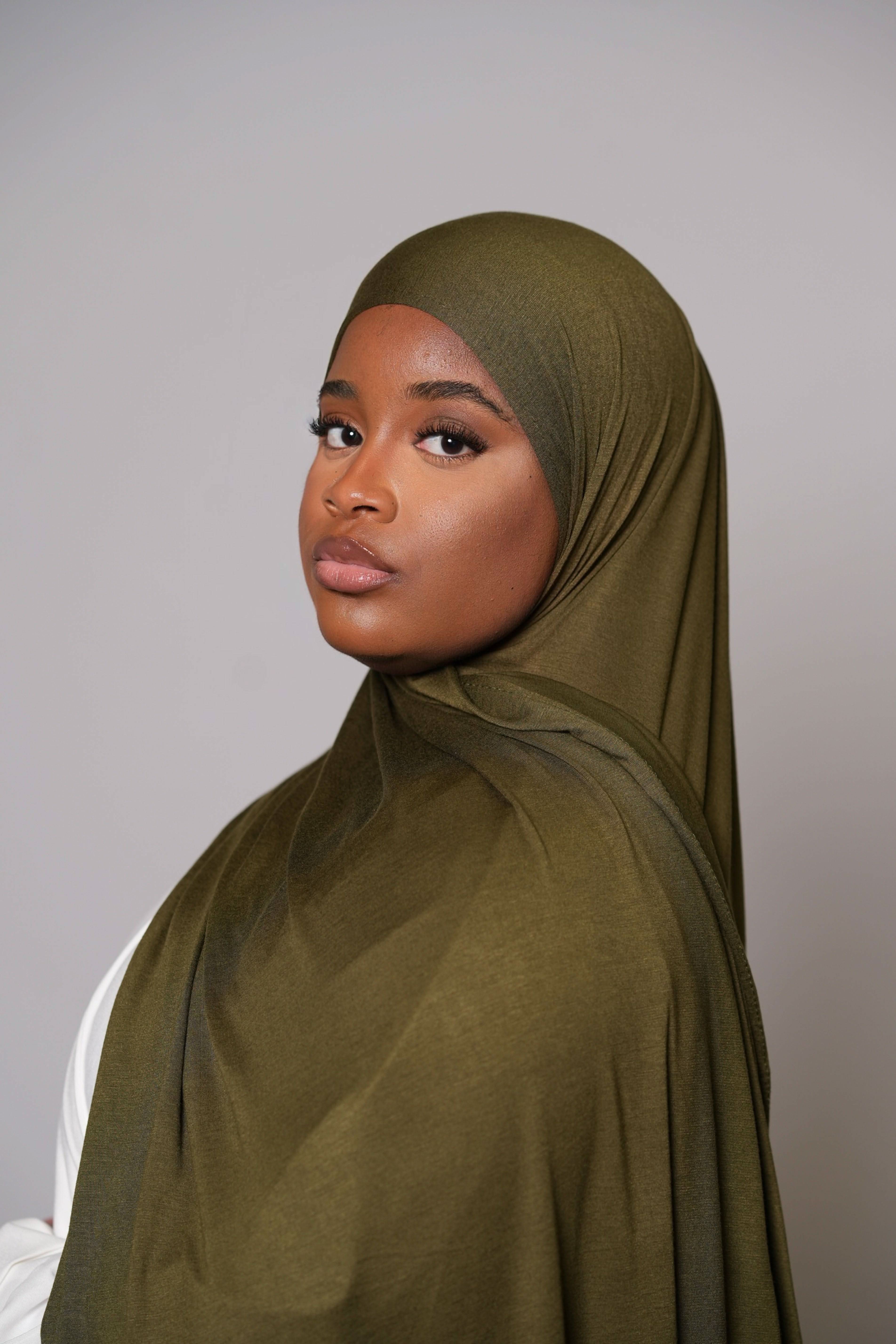 Premium Bamboo Jersey - army green - Losyana.Shop