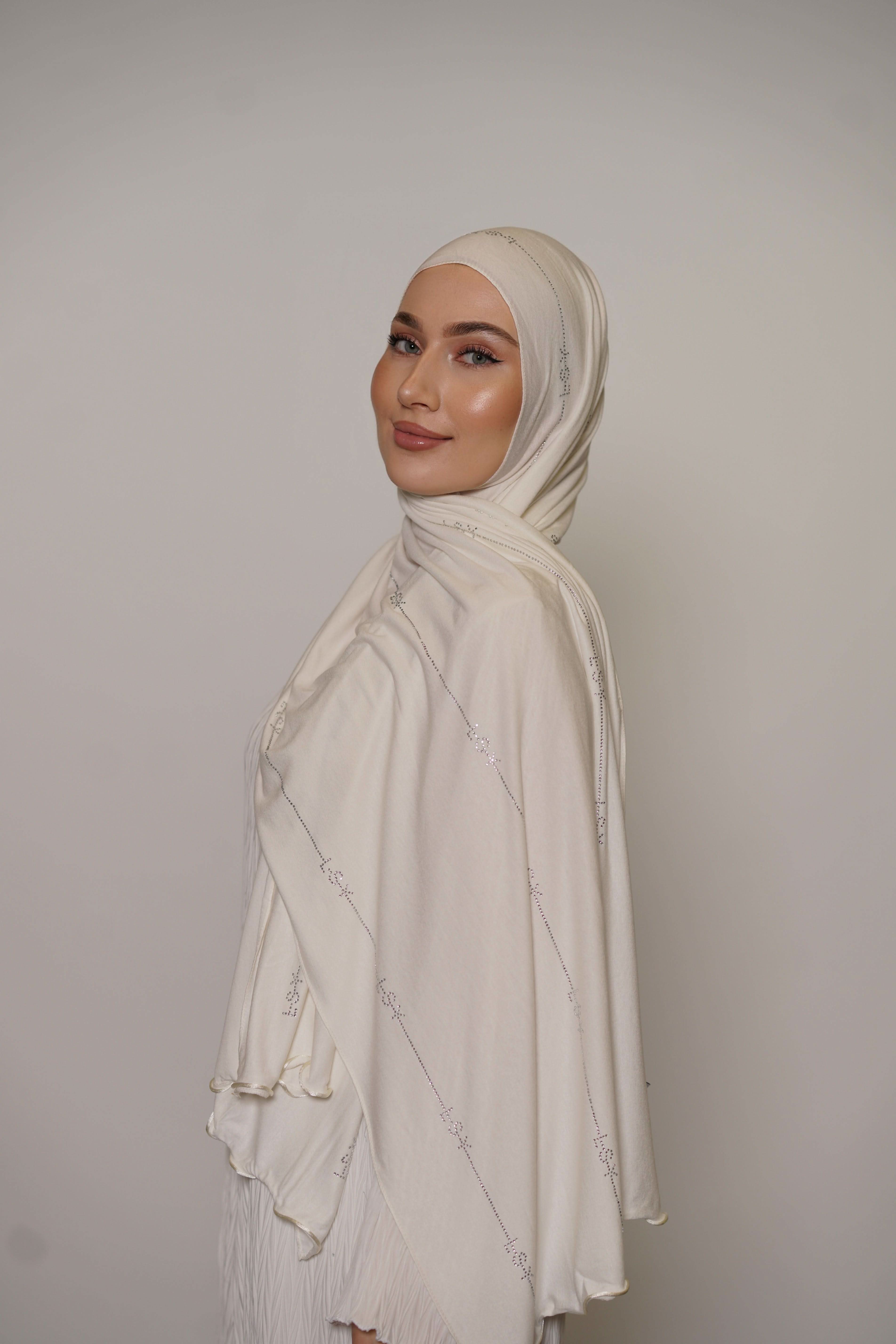 LSY Diamond Jersey - cream white - Losyana.Shop