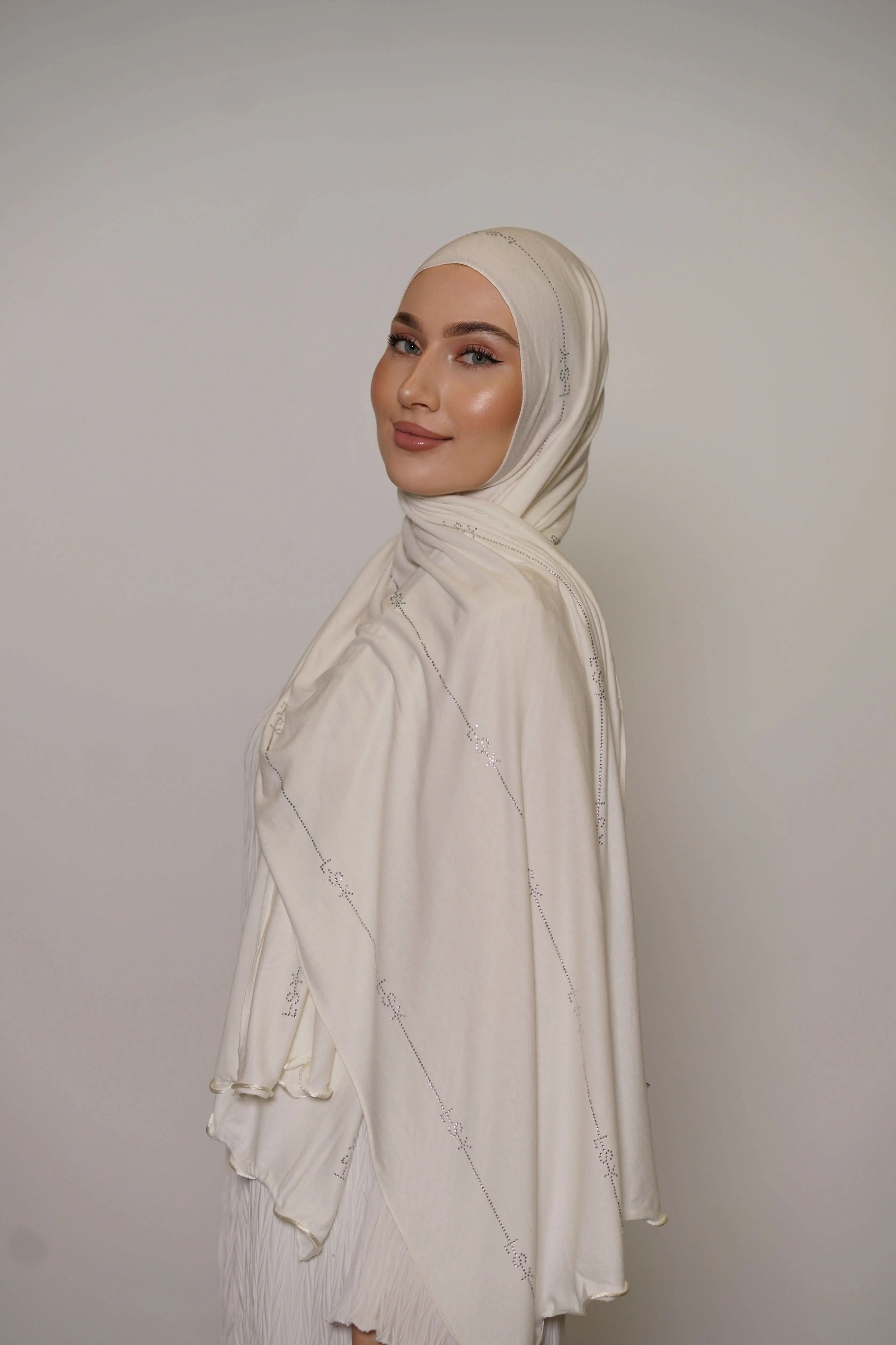 LSY Diamond Jersey - cream white - Losyana.Shop