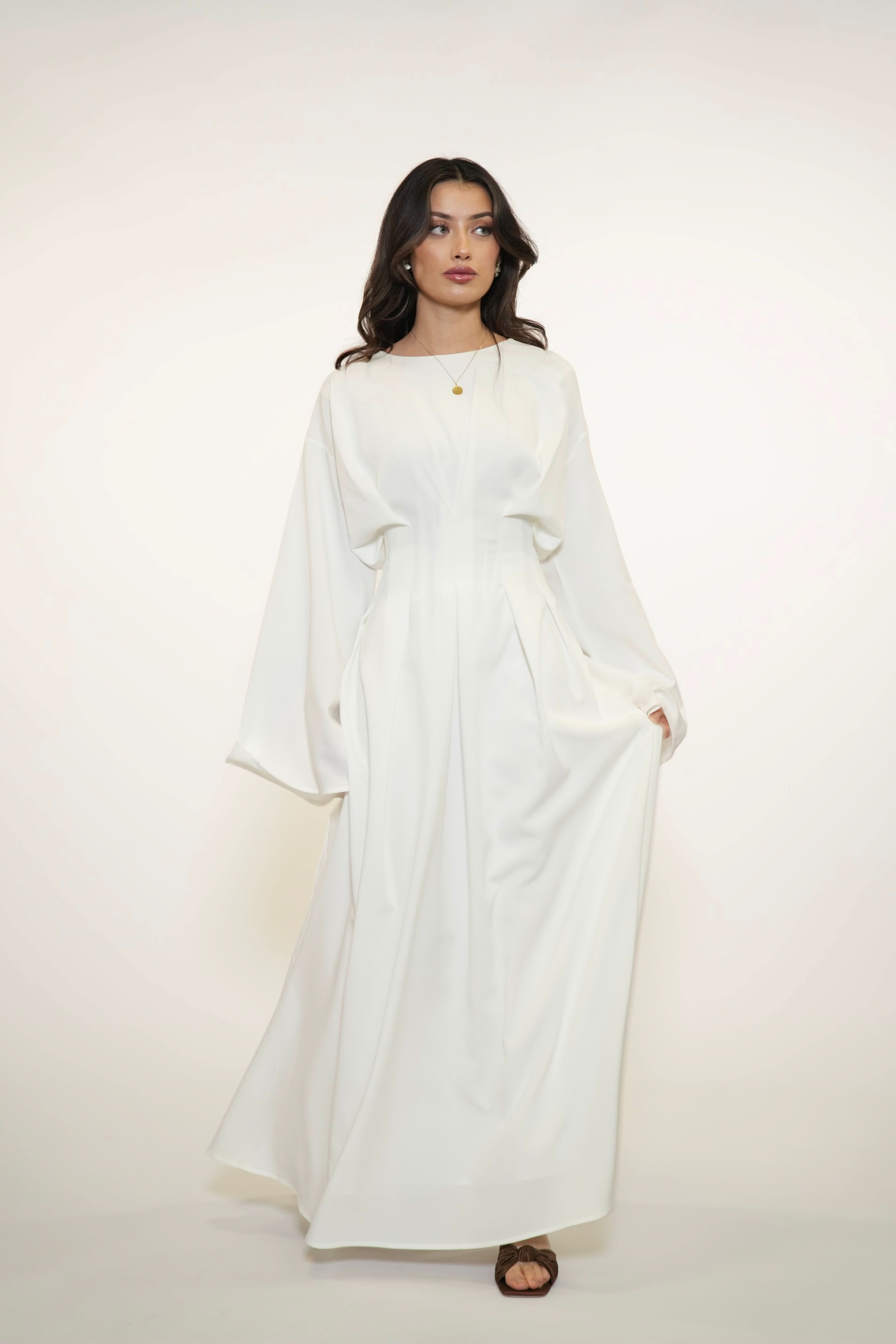 LA BALLEZA CORSET DRESS - WHITE - Losyana.Shop