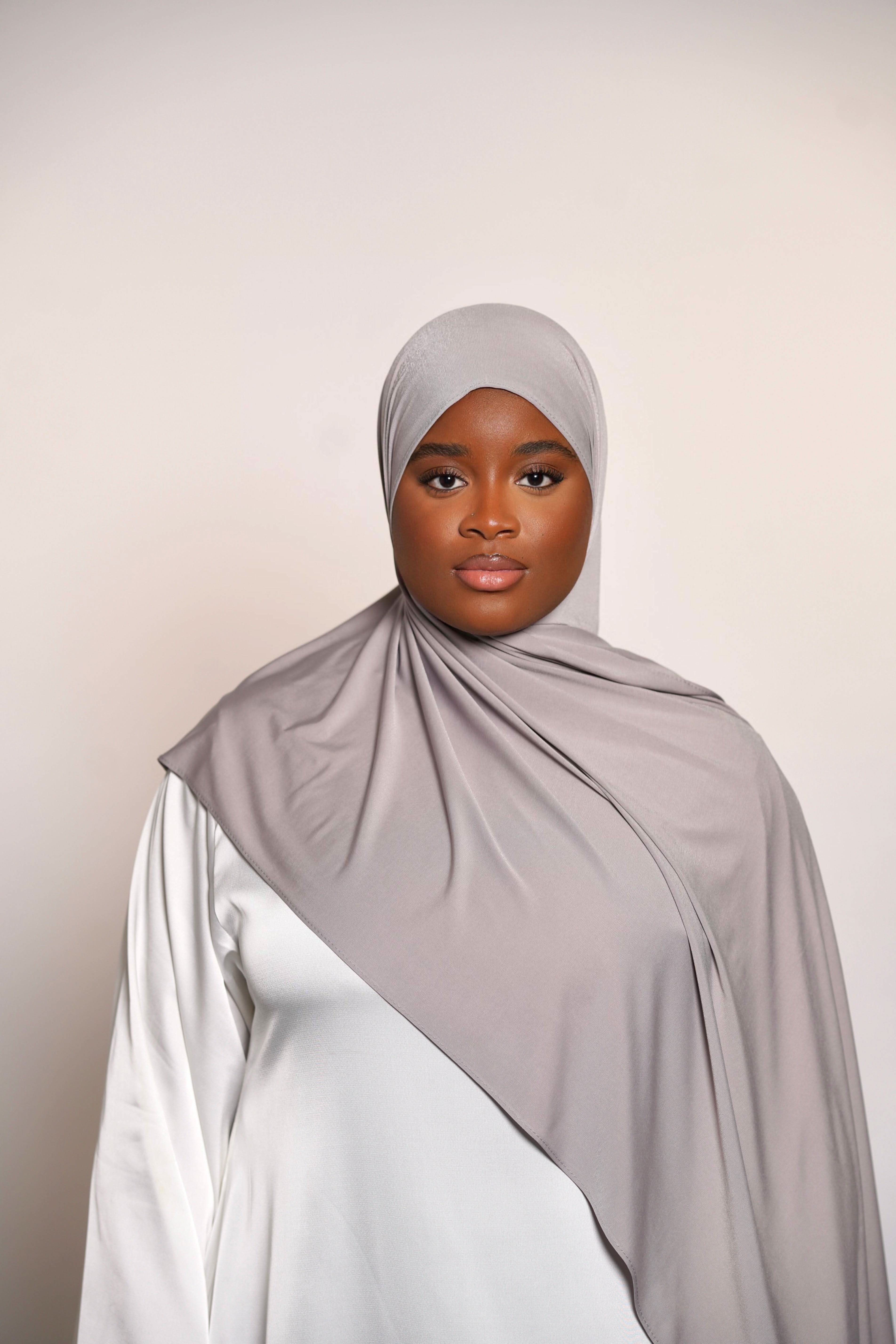 Satin Premium Jersey - grey - Losyana.Shop